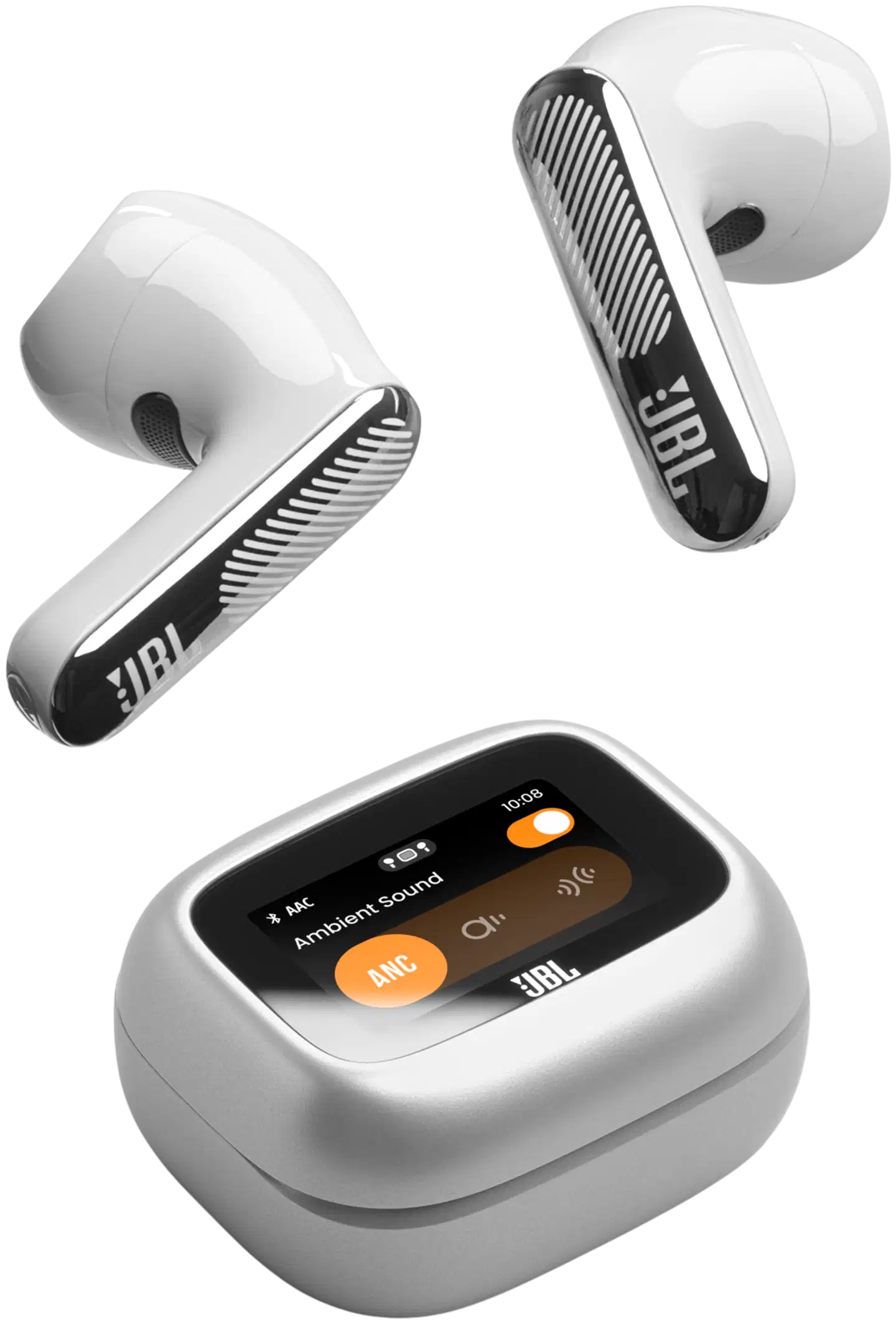 JBL langattomat vastamelunappikuulokkeet Live Flex 4 hopea - 6