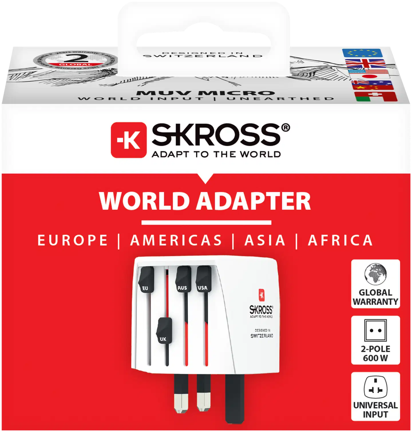 Skross maailma-adapteri micro - 4