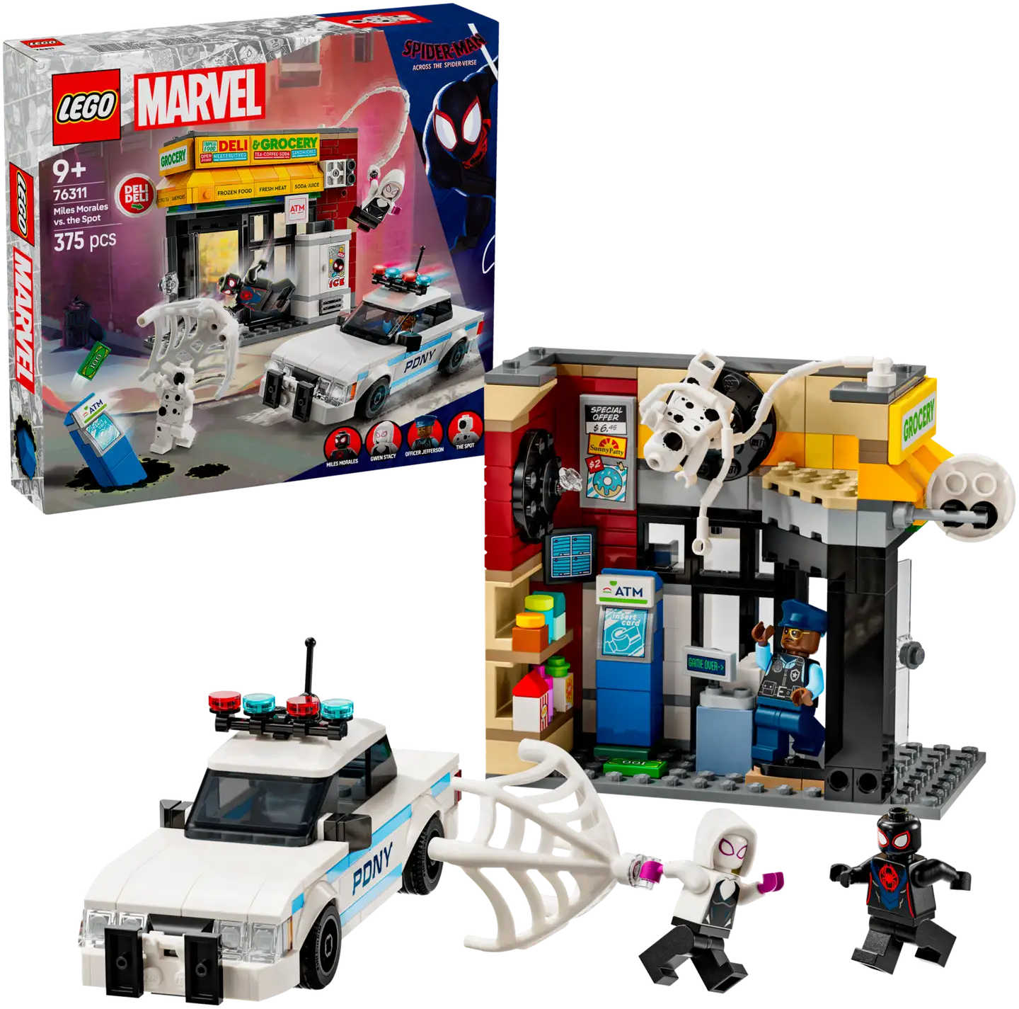 LEGO® Super Heroes Marvel 76311 Hämähäkkiversum: Miles Morales vastaan Pilkku - 1