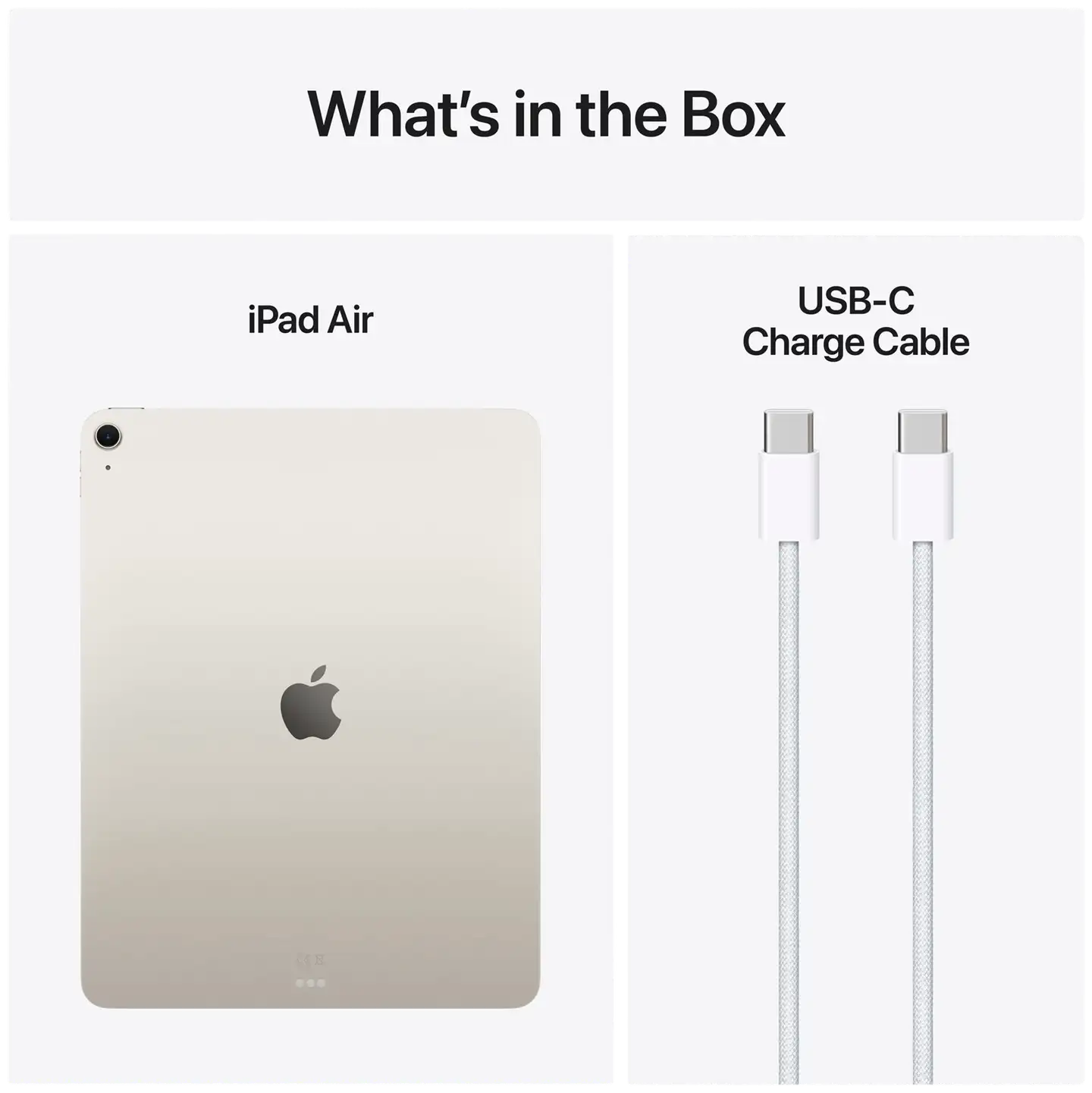 Apple iPad Air 13 wifi 1TB tähtivalkea - MCQ24KN/A - 3