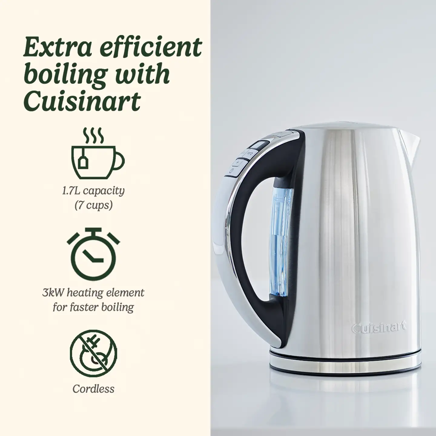 Cuisinart vedenkeitin CPK17E - 5