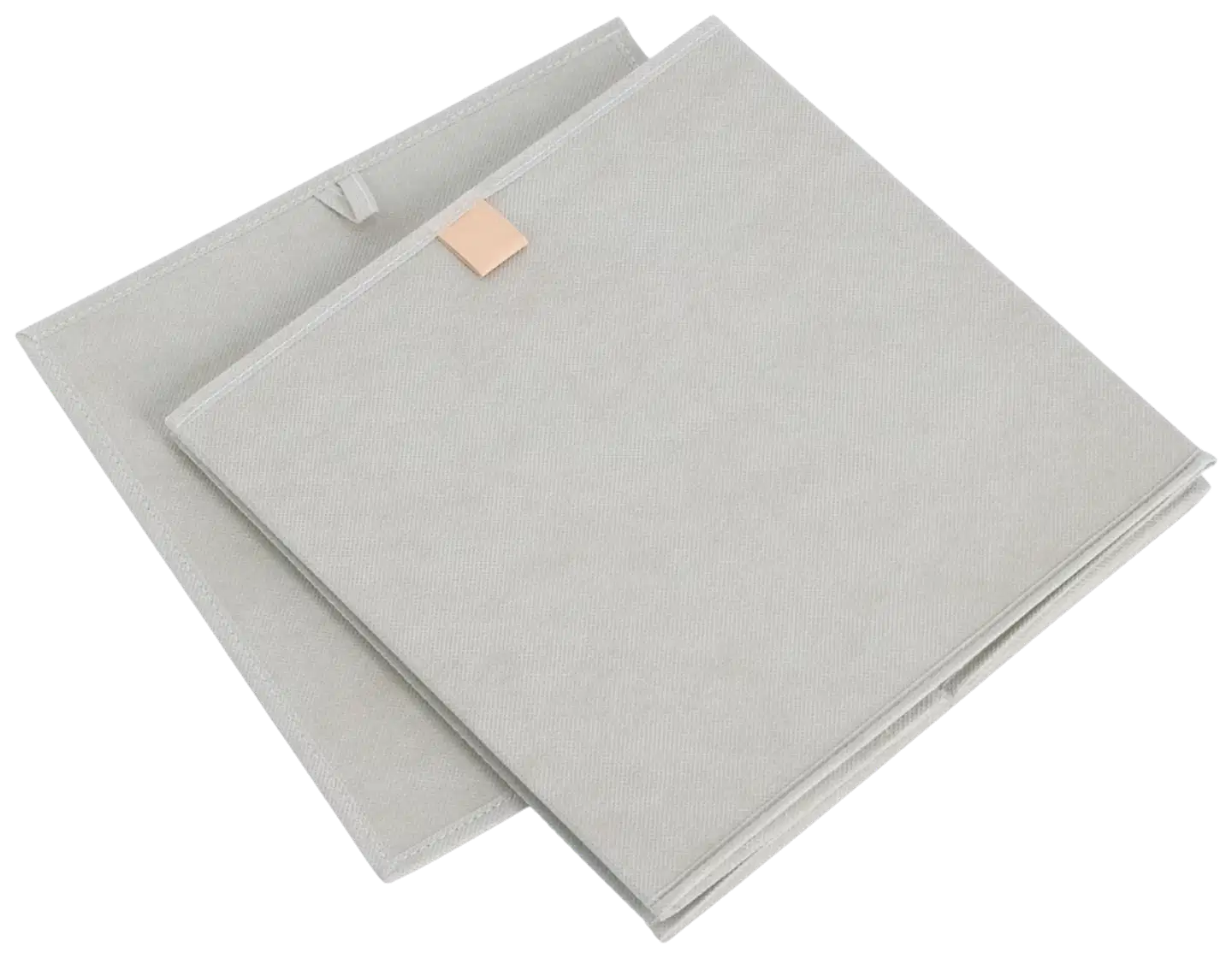 Zeller säilytyslaatikko kuitukangas harmaa - 3