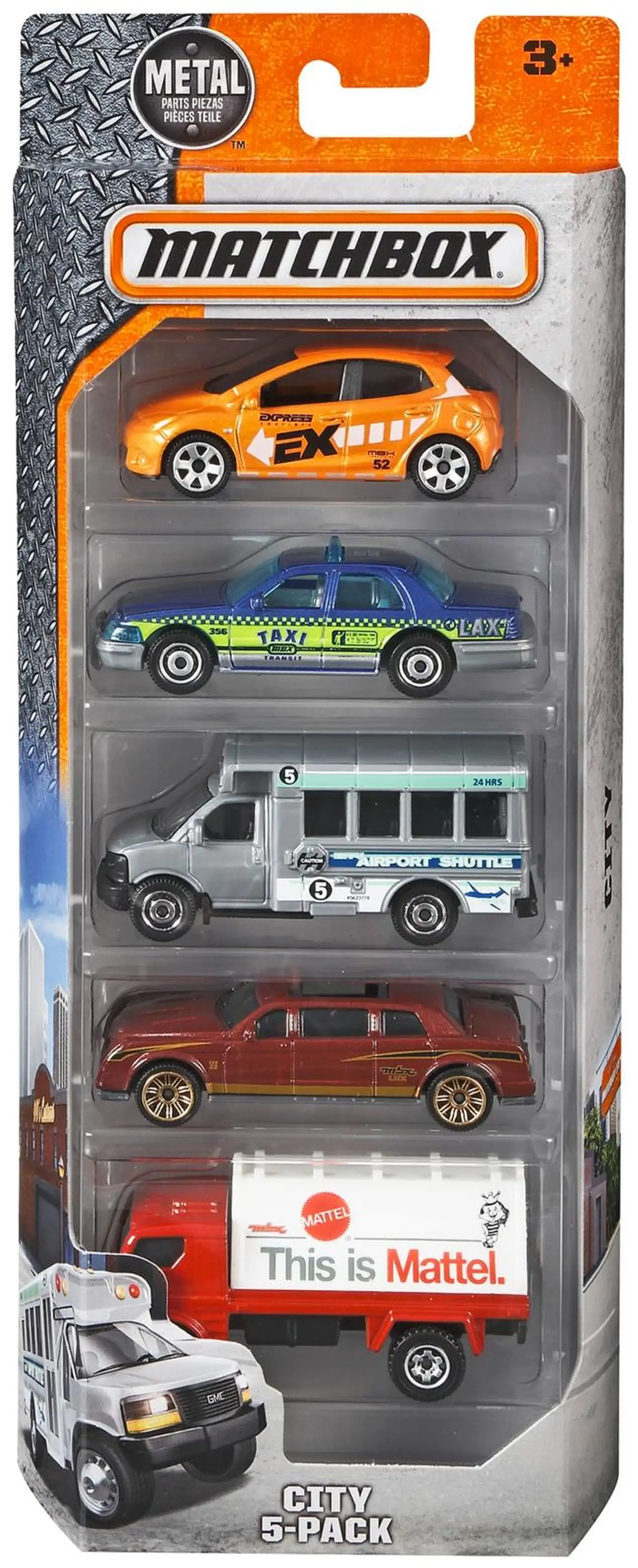 Matchbox leikkiauto 5-pack lajitelma - 3