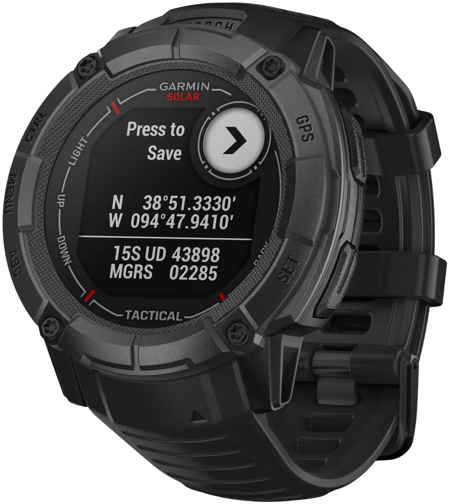 Garmin Instinct 2X Solar Tactical Edition musta GPS-älykello - 2