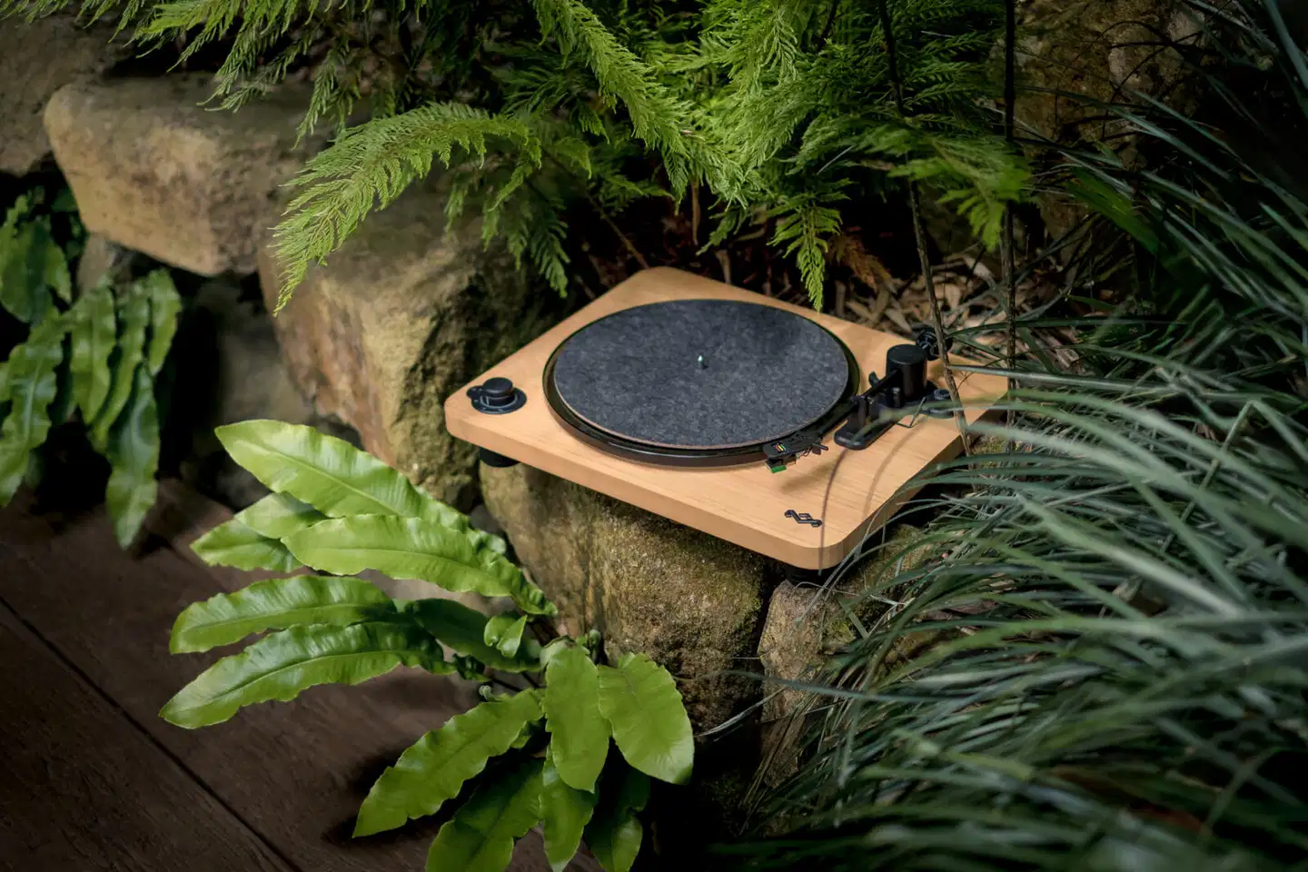 House of Marley levysoitin Bluetooth yhteydellä Stir It Up Lux Wireless, musta/puu - 7