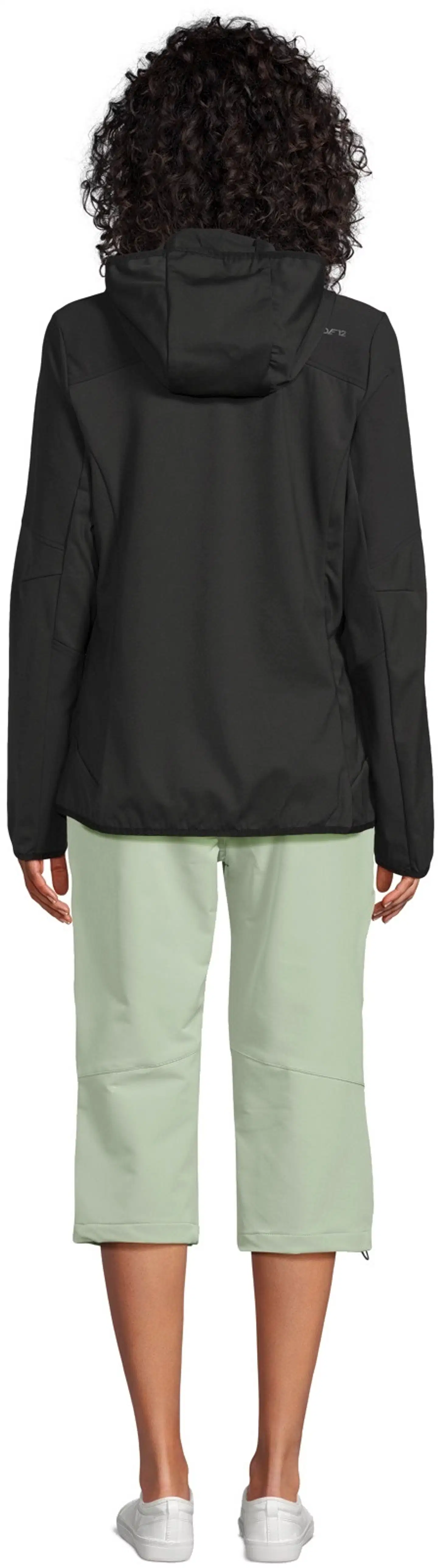 Luode12 naisten retkeilycaprit loose-fit 223L182669 - reseda - 3