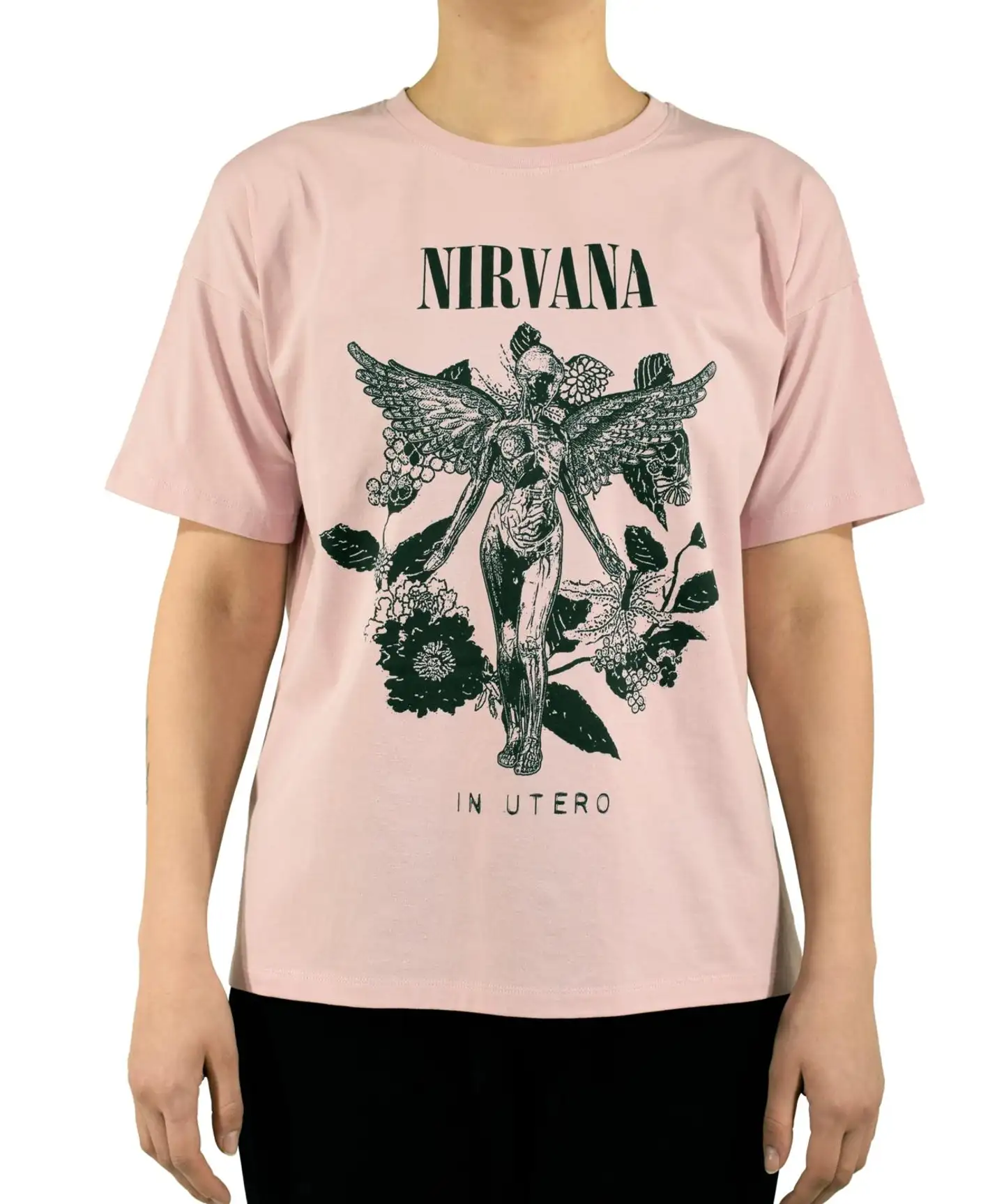 Nirvana naisten t-paita - Vaaleanpunainen