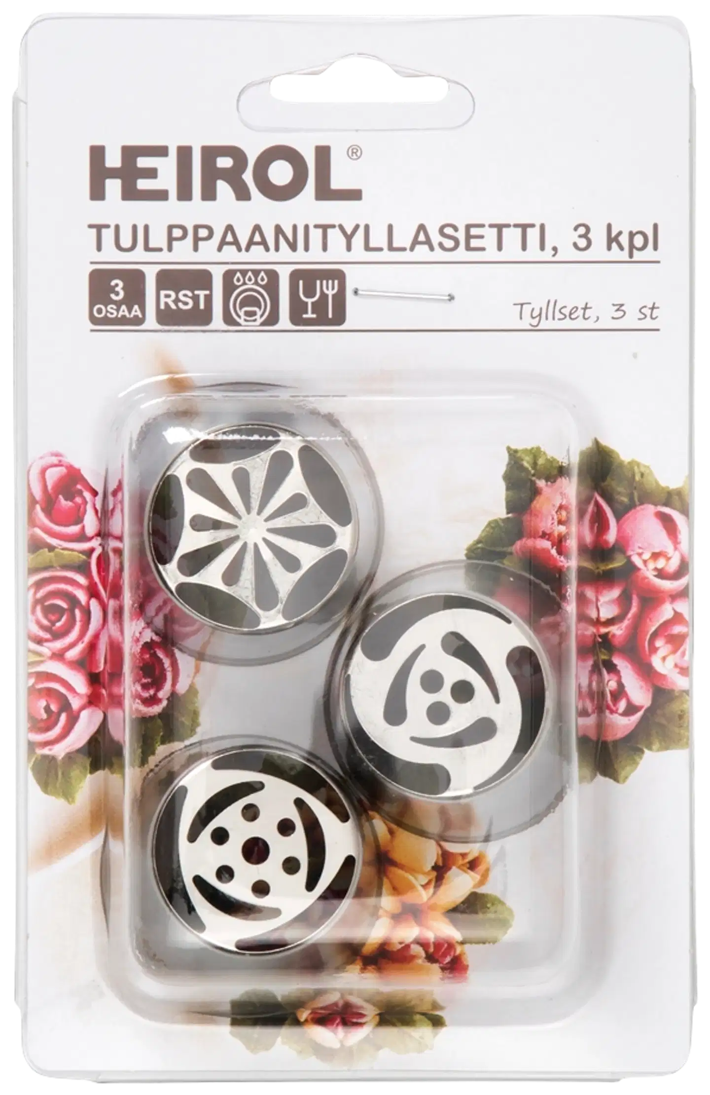 Heirol Tyllasetti 3 kpl tulppaani - 2