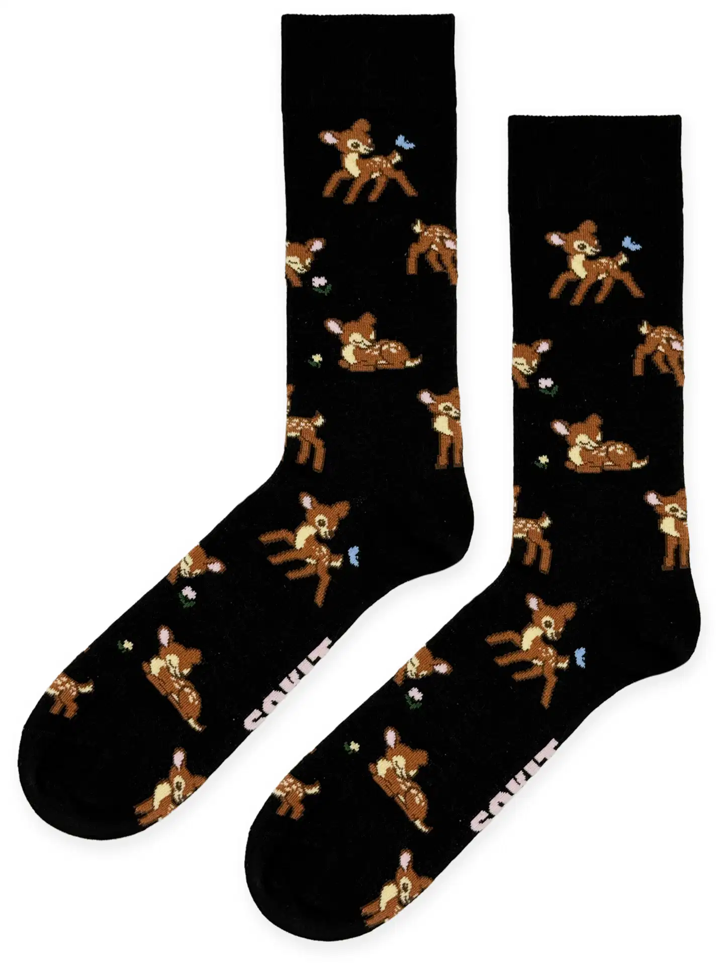 Sokit unisex sukat bambi musta 36-40