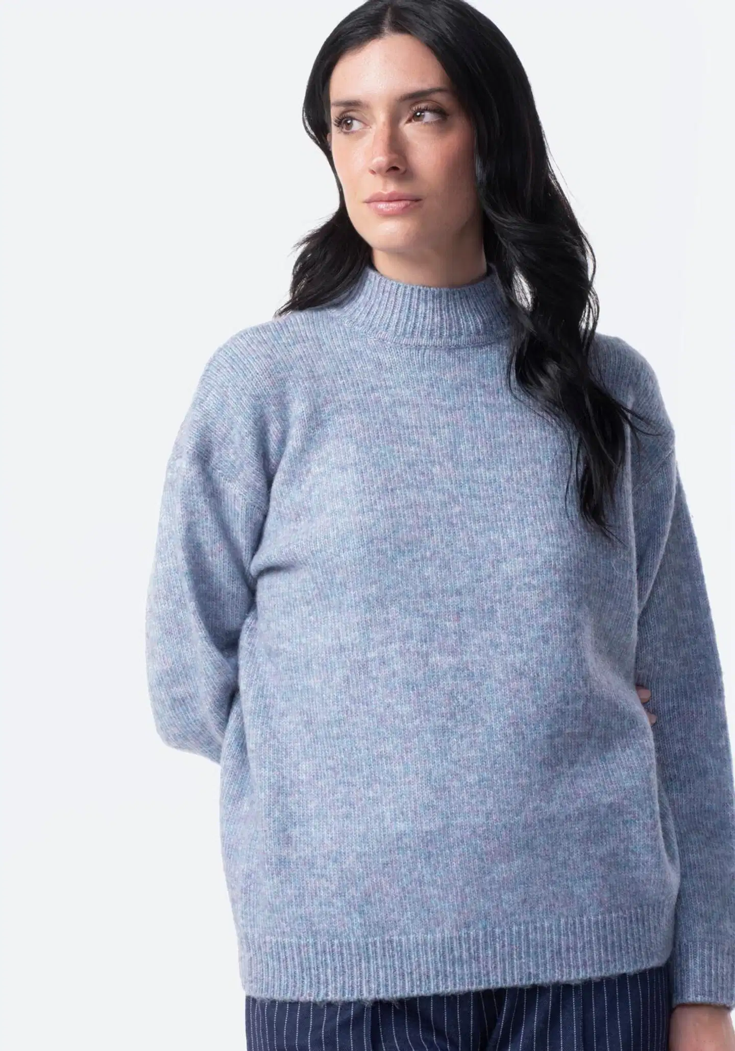 TEX naisten neulepusero I291429 - BLUE - 1