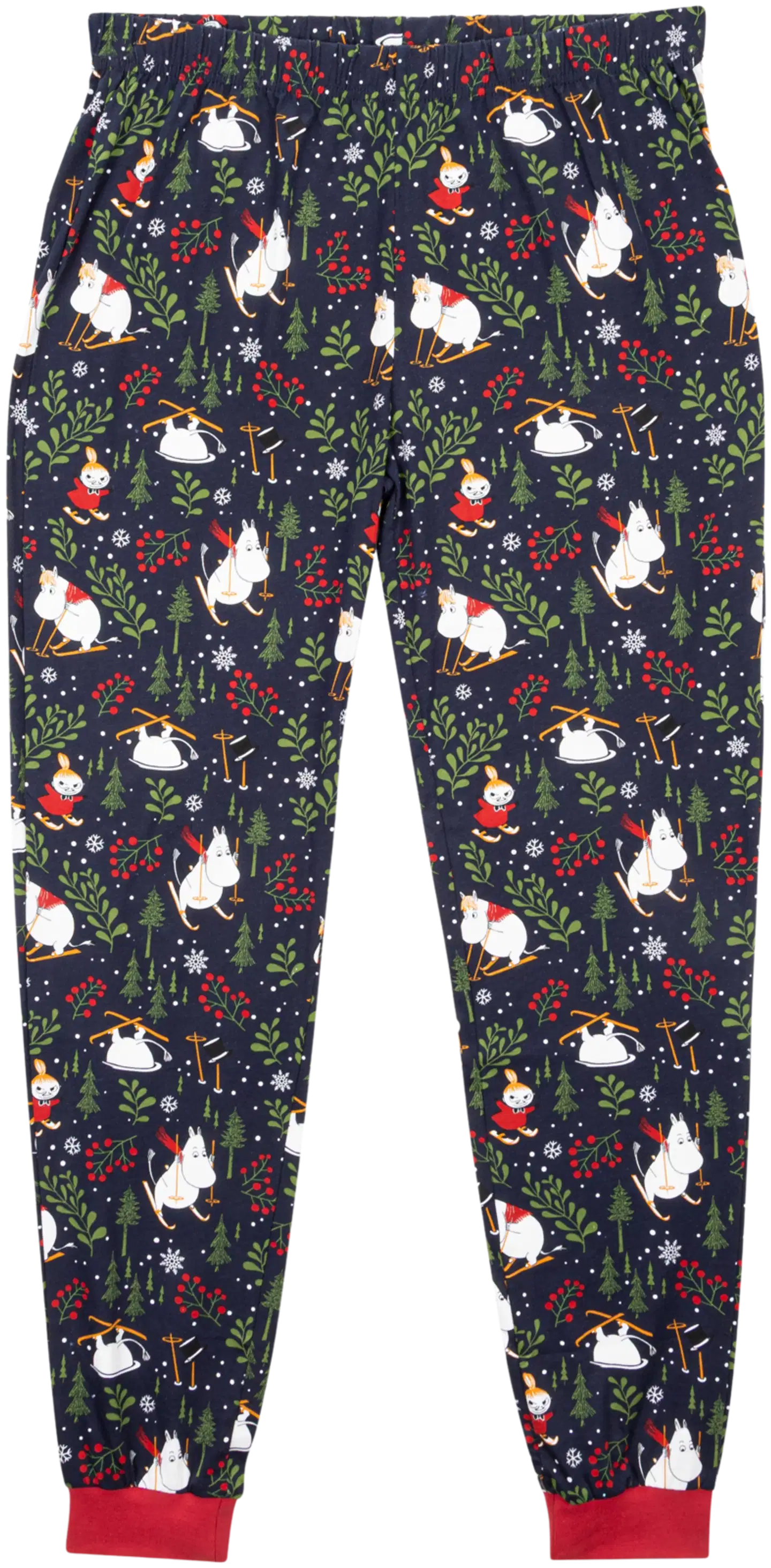 Muumi naisten pyjama Hiihtoretki 593716 - tummansininen - 3