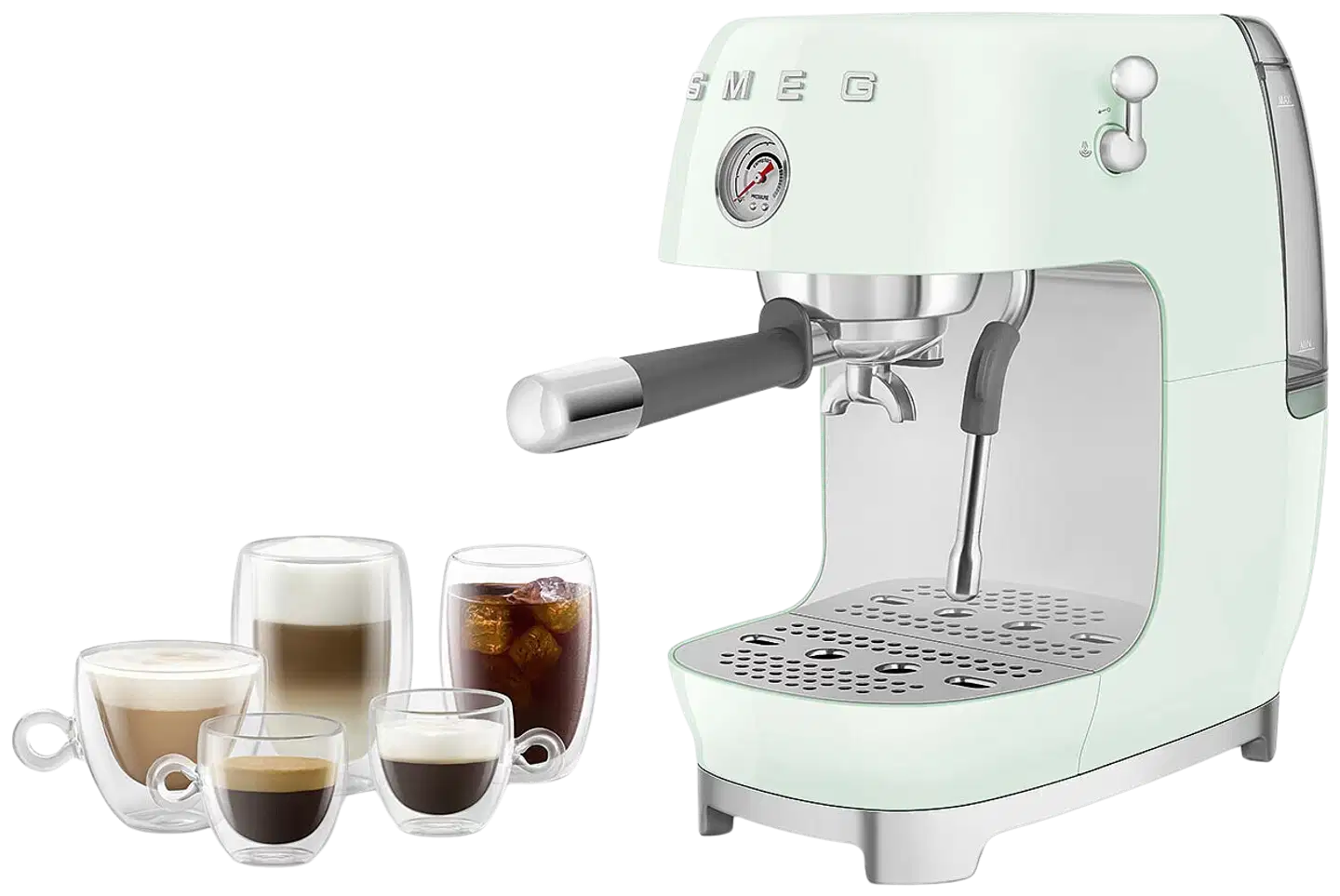 Smeg espressokeitin ECF03PGEU mintunvihreä - 9