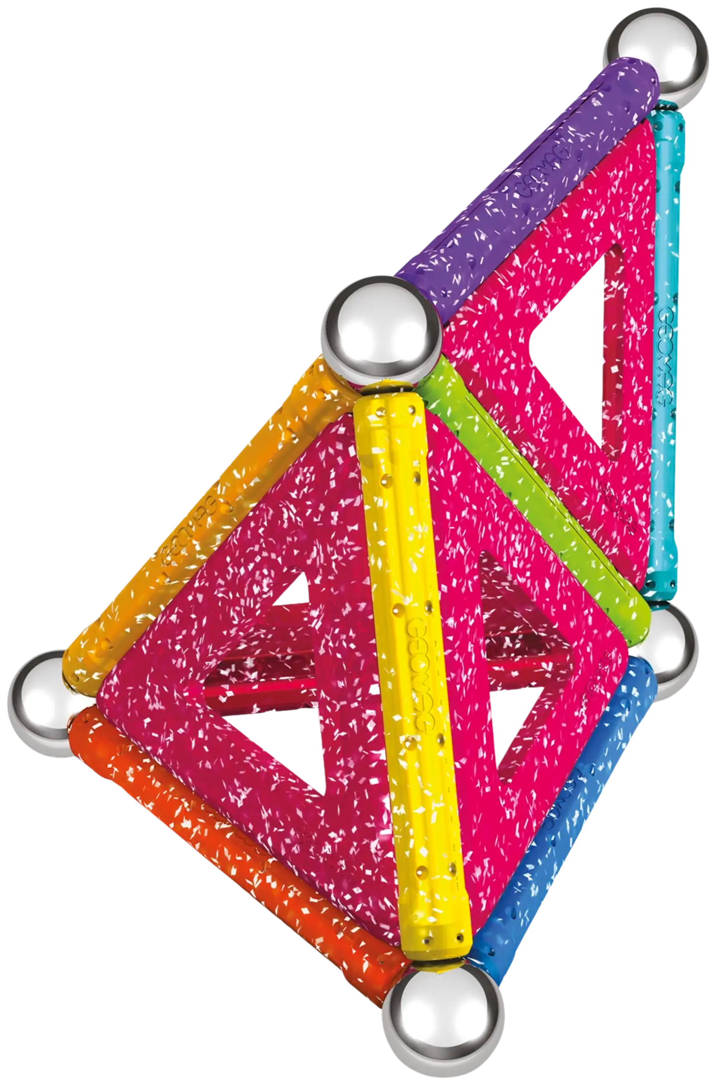 Geomag Glitter Tuplapakkaus -magneettirakennussetti 82 osaa - 3