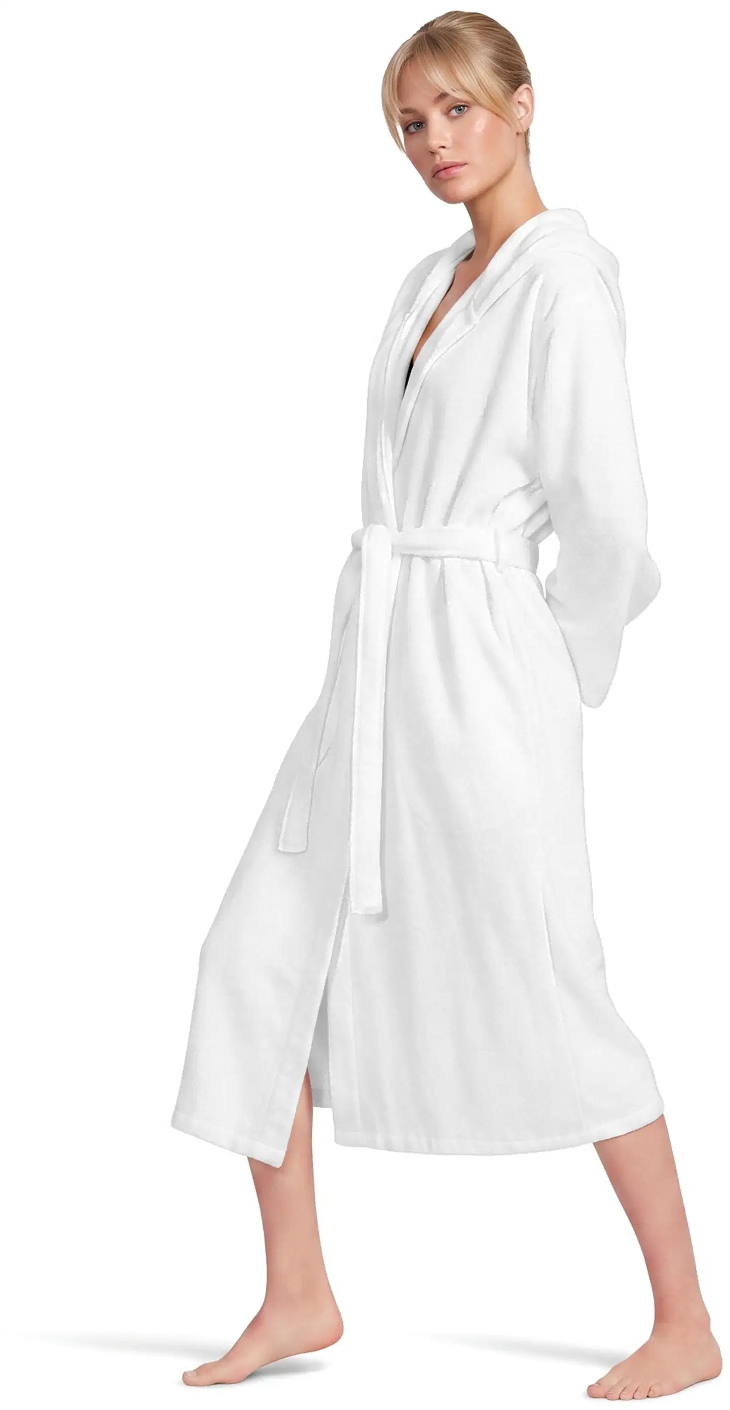 Actuelle naisten kylpytakki ACNOS2601 - White - 4