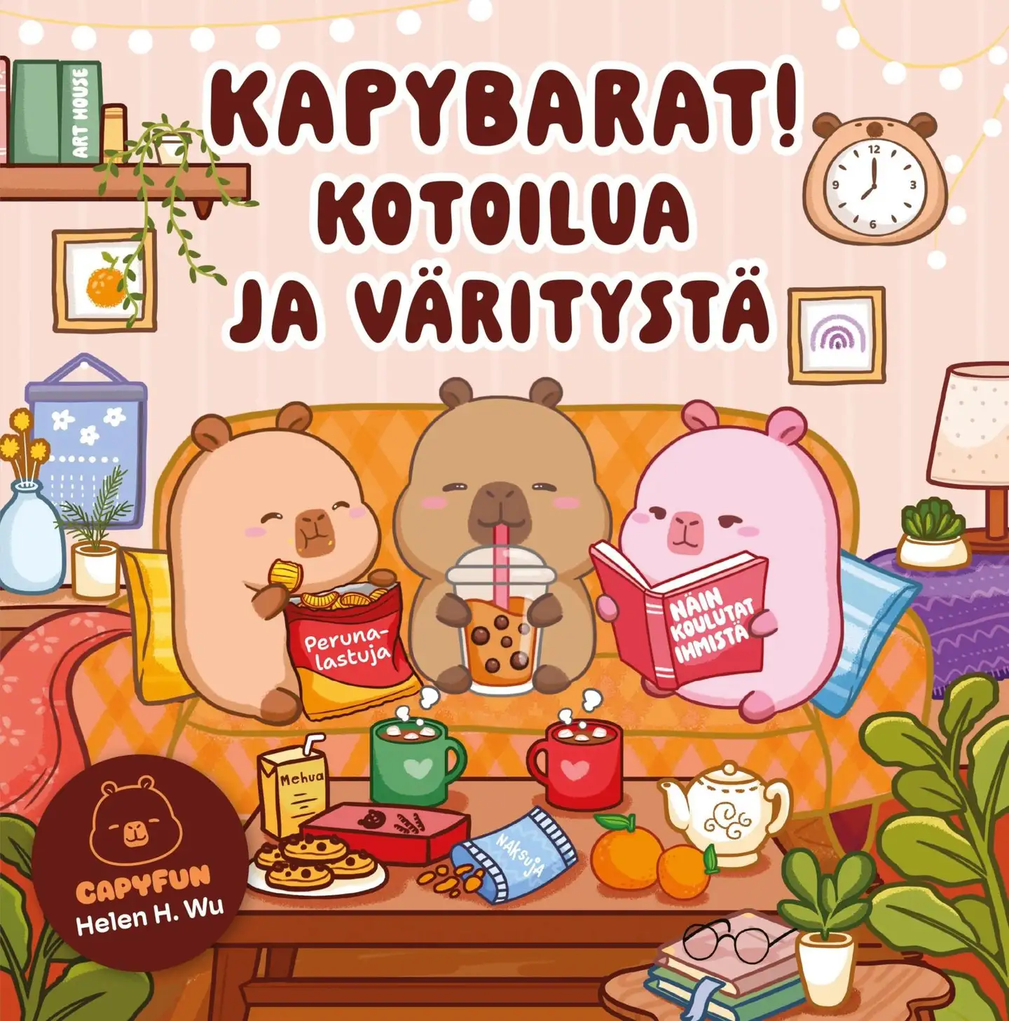 Wu, Kapybarat! Kotoilua ja väritystä