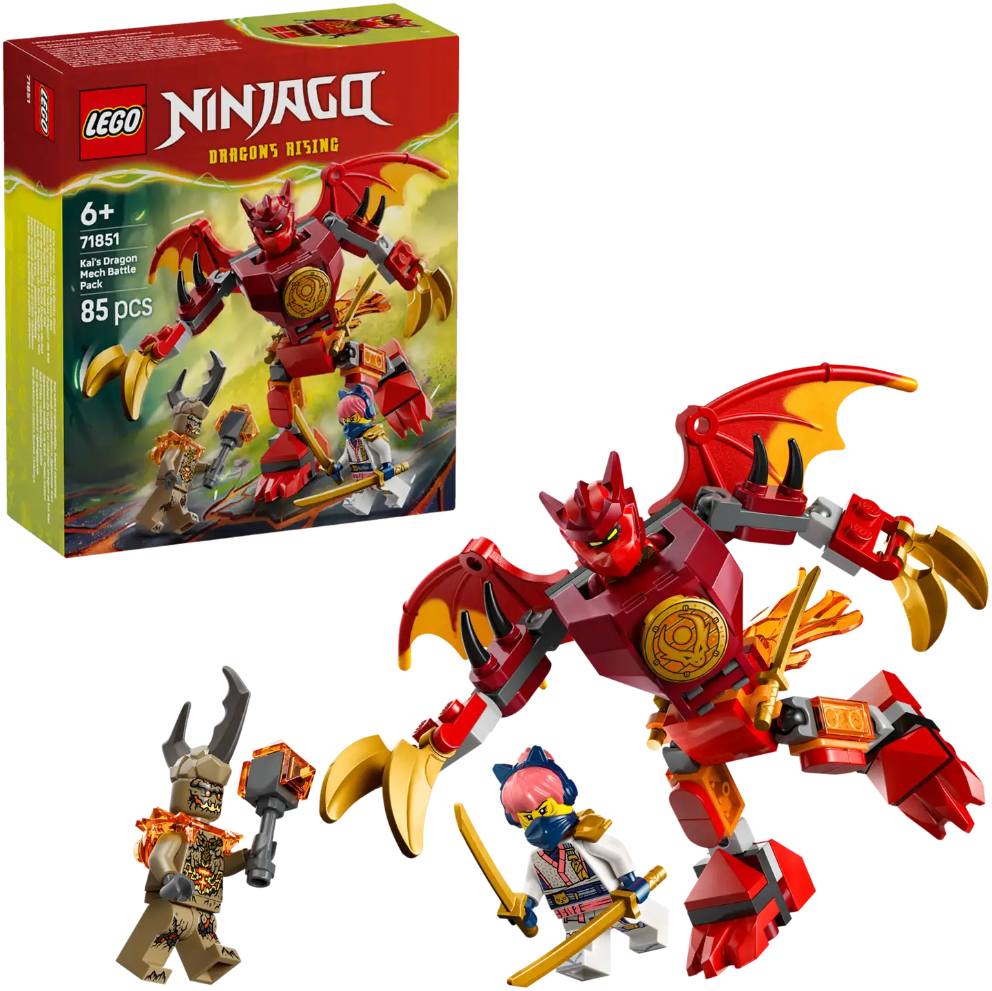 LEGO® Ninjago 71851 Kain lohikäärmetaistelupakkaus - 1
