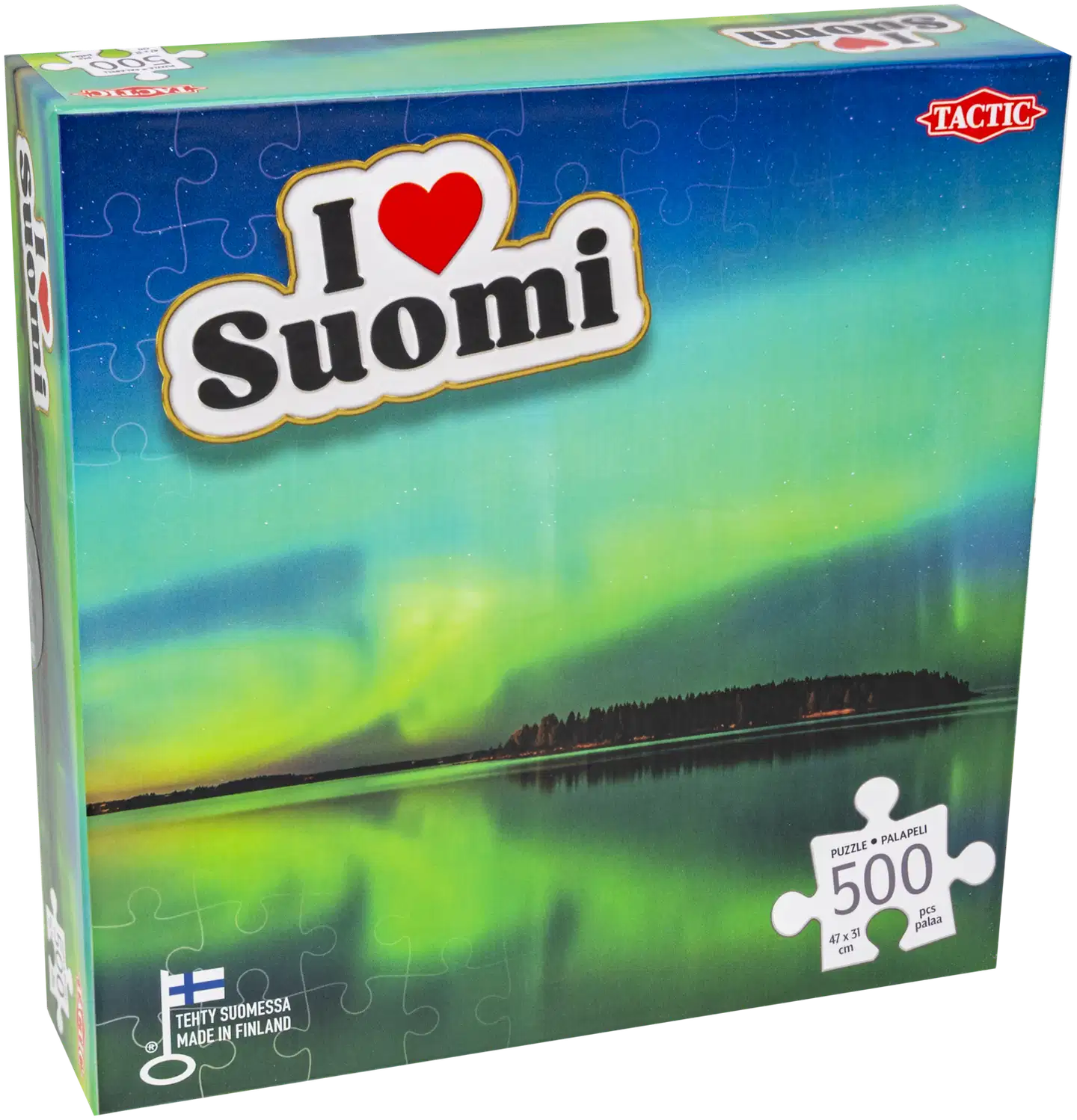Tactic Palapeli I love Suomi Under the Northern Lights 500 palaa - 3