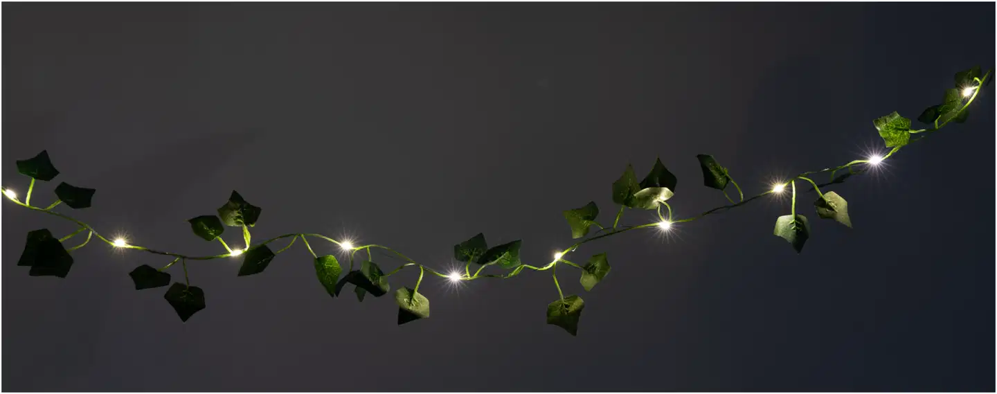 House koristevaloköynnös Lehtivihreä 20 led - 3