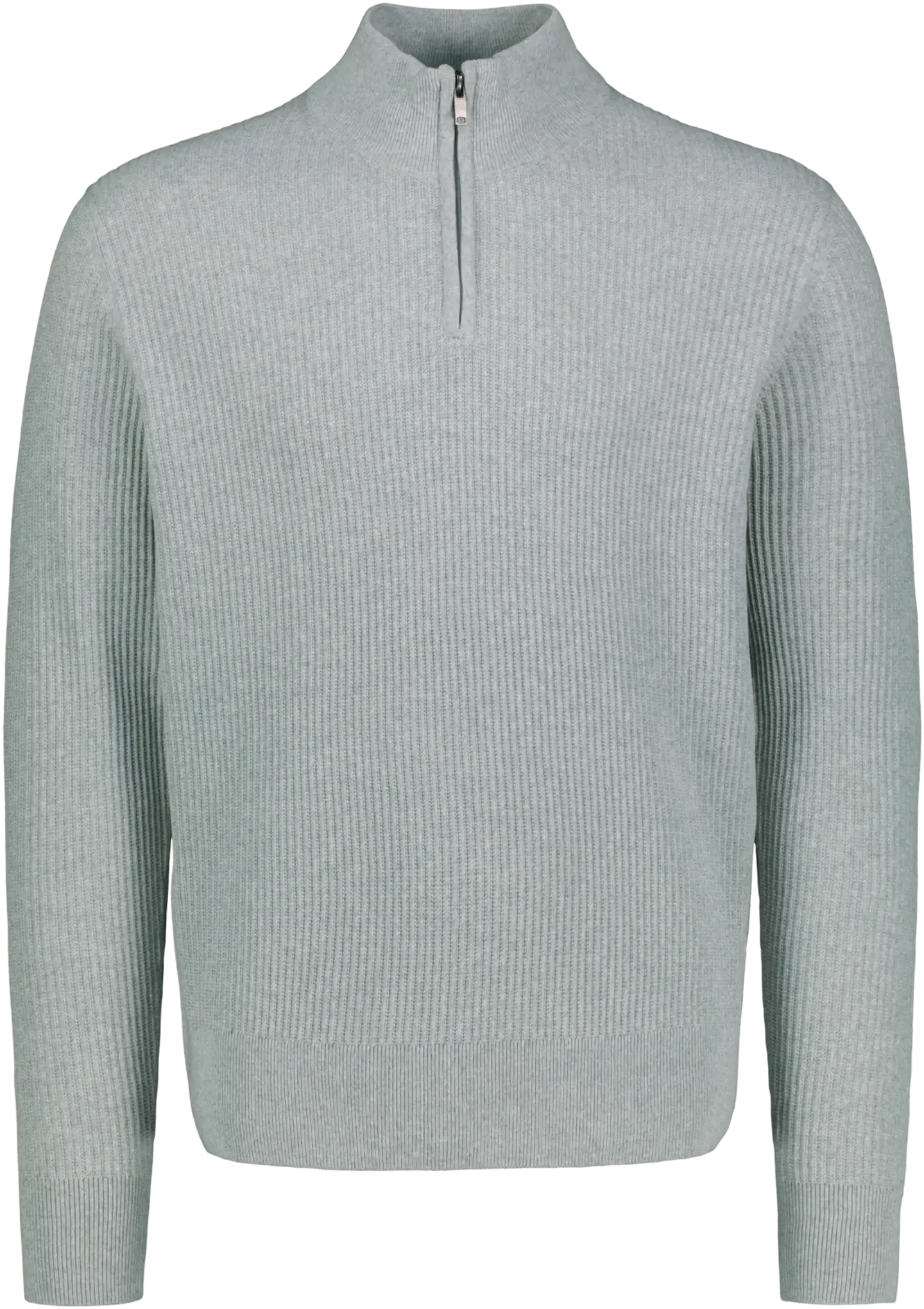 House miesten neulepusero half-zip CYCLO® 195HB30252 - Light grey - 1