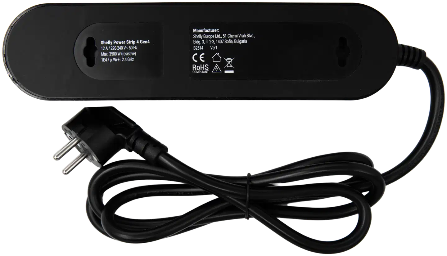 Shelly Jatkojohto Gen4 musta - 4