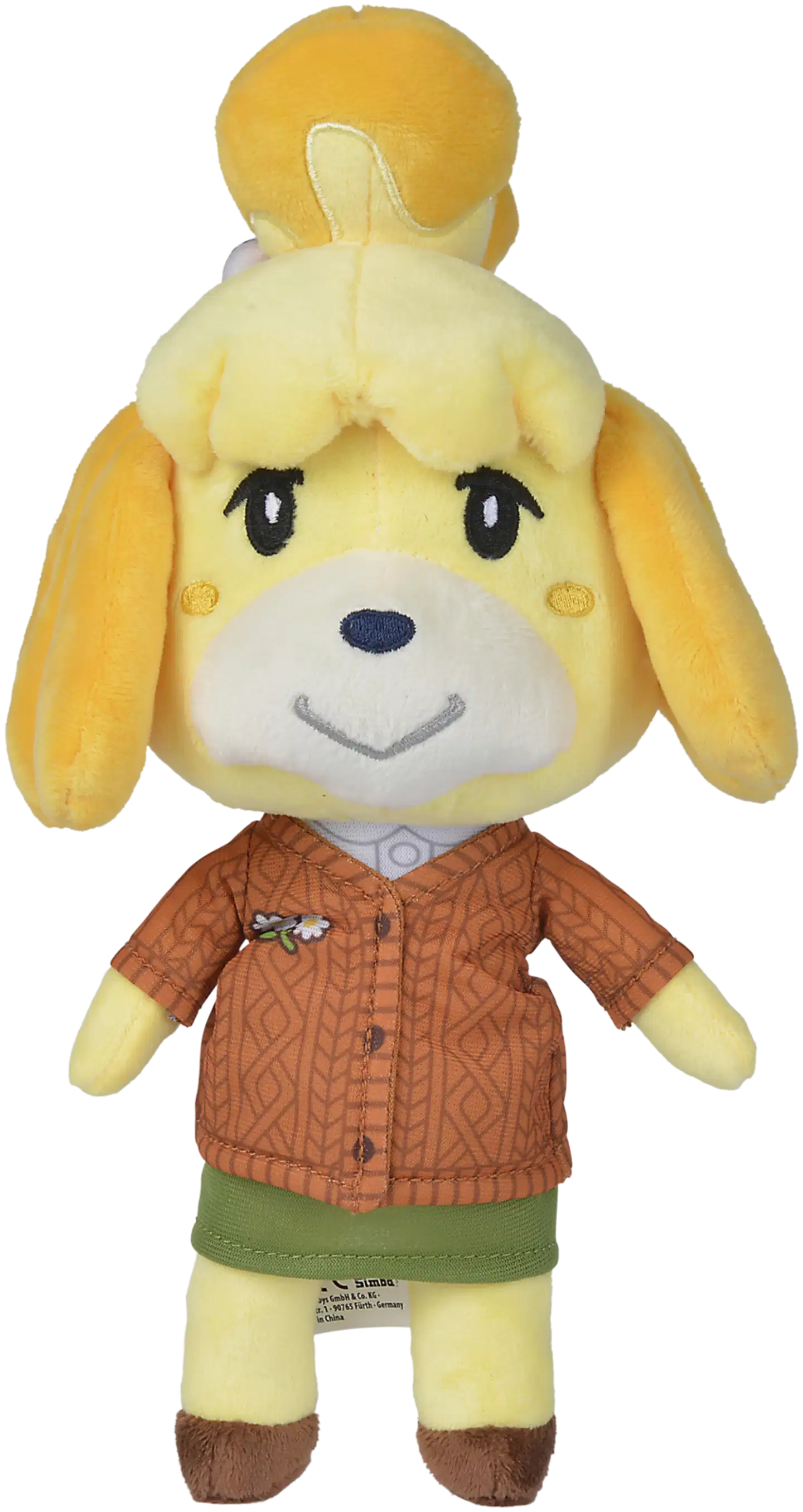 Simba Animal Crossing Isabelle, talvivaatteissa, pehmo 25 cm - 2