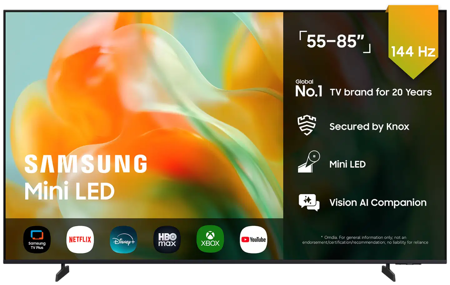 Samsung 55" 4K UHD Mini LED Smart TV TU55M80HAUXXC - 1