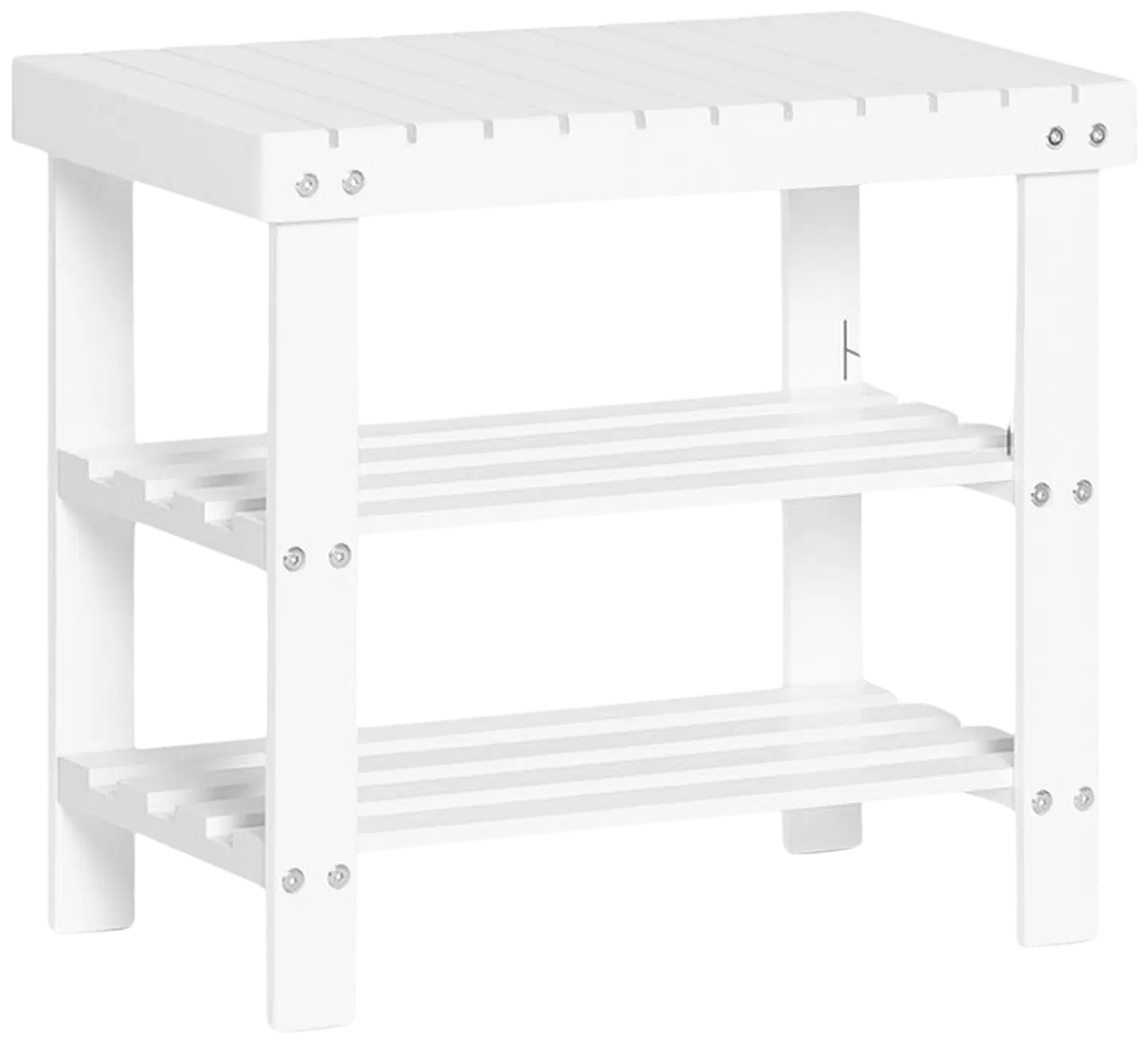 SoBuy kenkäpöytä valkoinen FSR02-K-W - 2