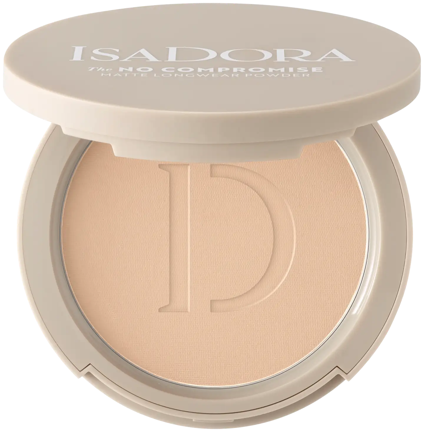 Isadora The No Compromise Mattapuuteri Cool Ivory 7 g - Neutral Beige - 1