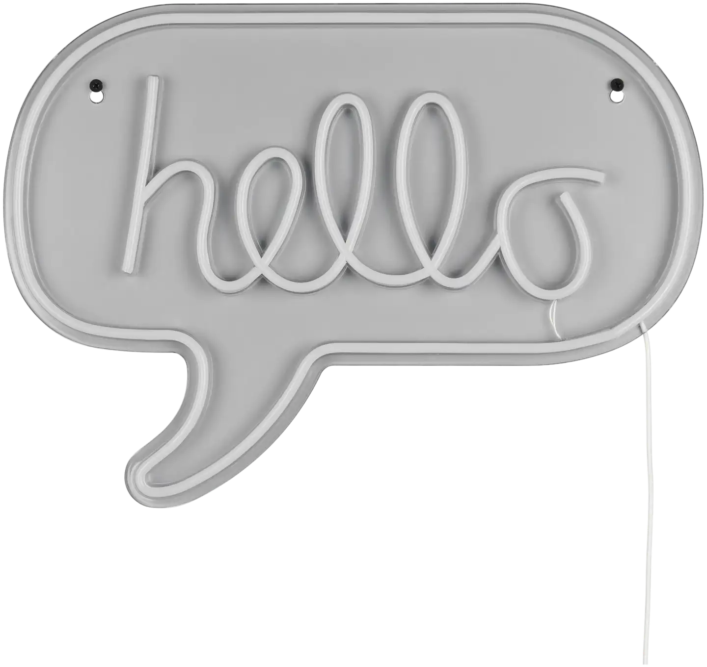 Trio seinävalaisin Hello led neonkyltti usb-käyttöinen - 4