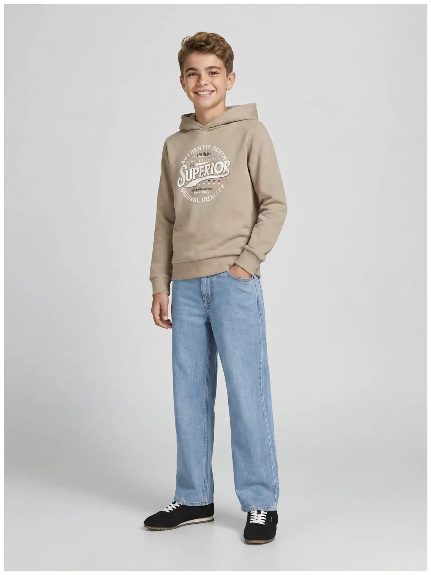 JJ REBEL JUNIOR lasten huppari - Roasted Cashew - 5