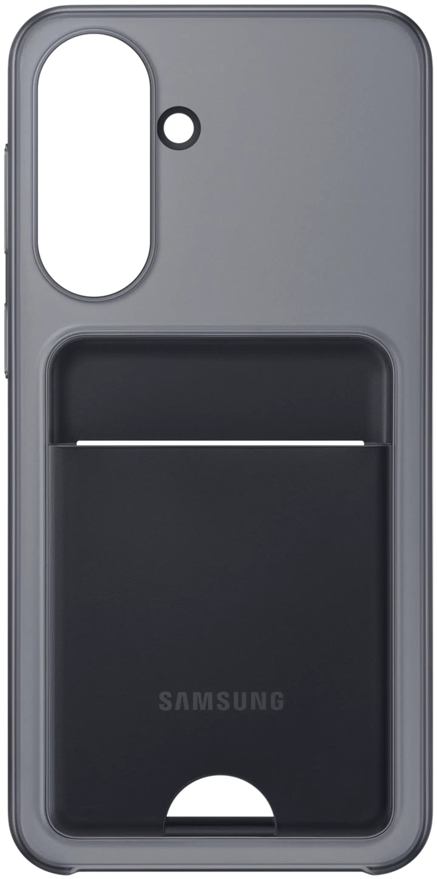 Samsung A37 korttitaskullinen suojakuori musta - 1