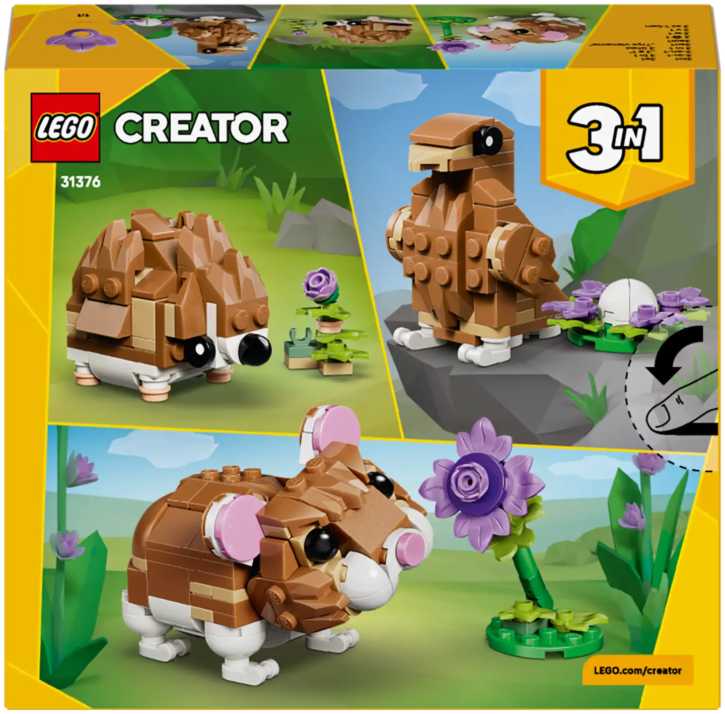 LEGO® LEGO Creator 31376 Hurmaava hamsteri ja kukka - 9