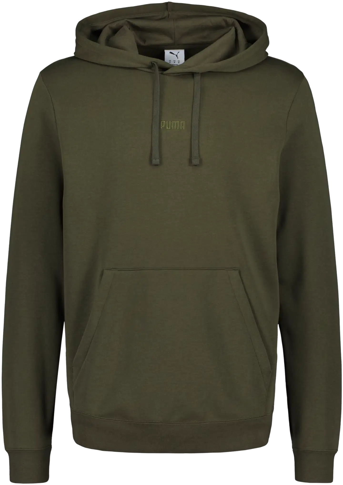 Puma miesten huppari Small Logo TR - Dark Olive - 1