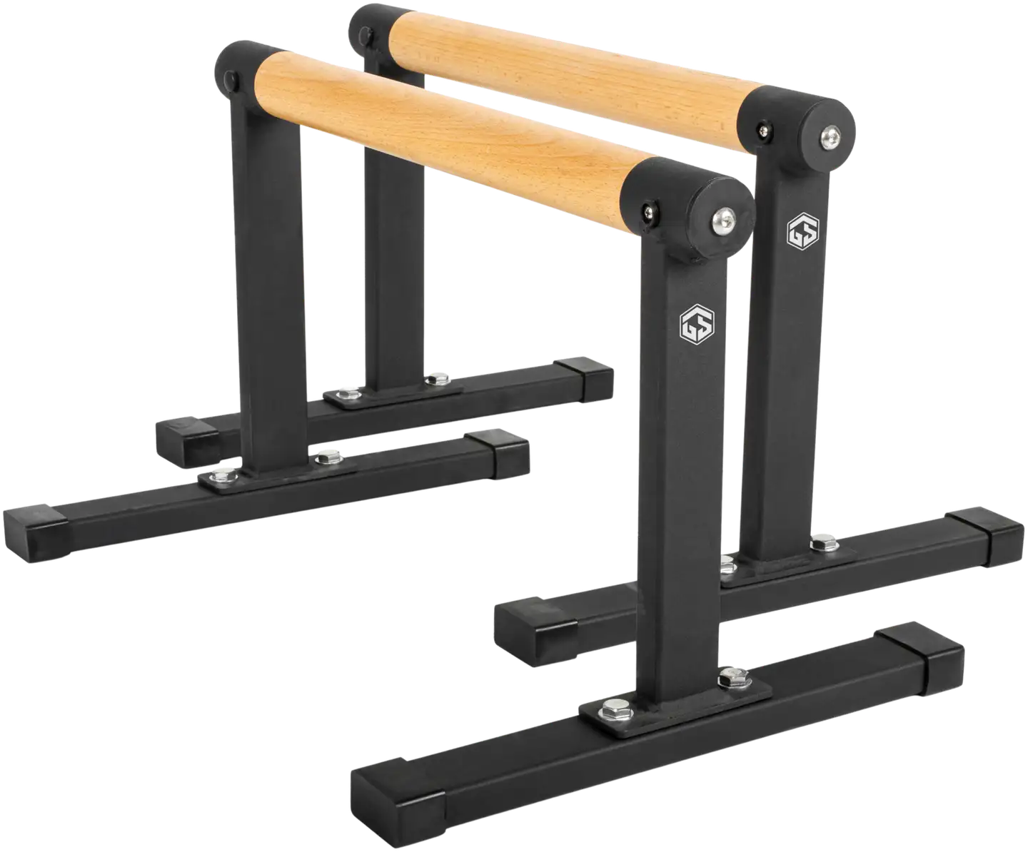 Gymstick Premium Parallettes nojapuut - musta-puu - 4