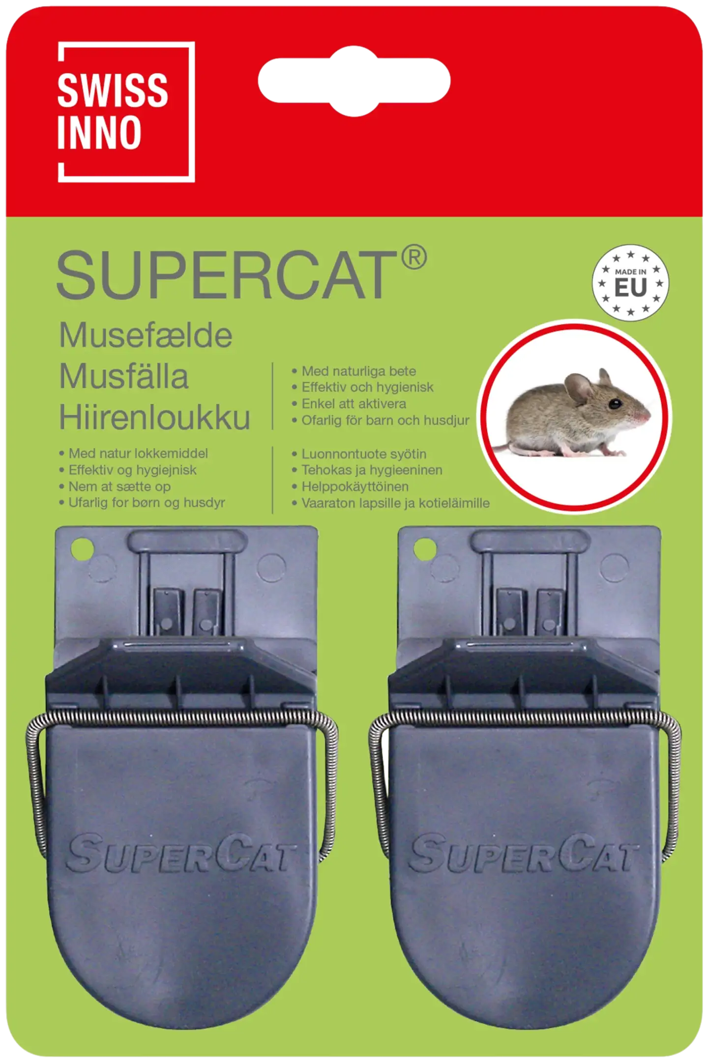 Swissinno SuperCat hiirenloukku 2kpl