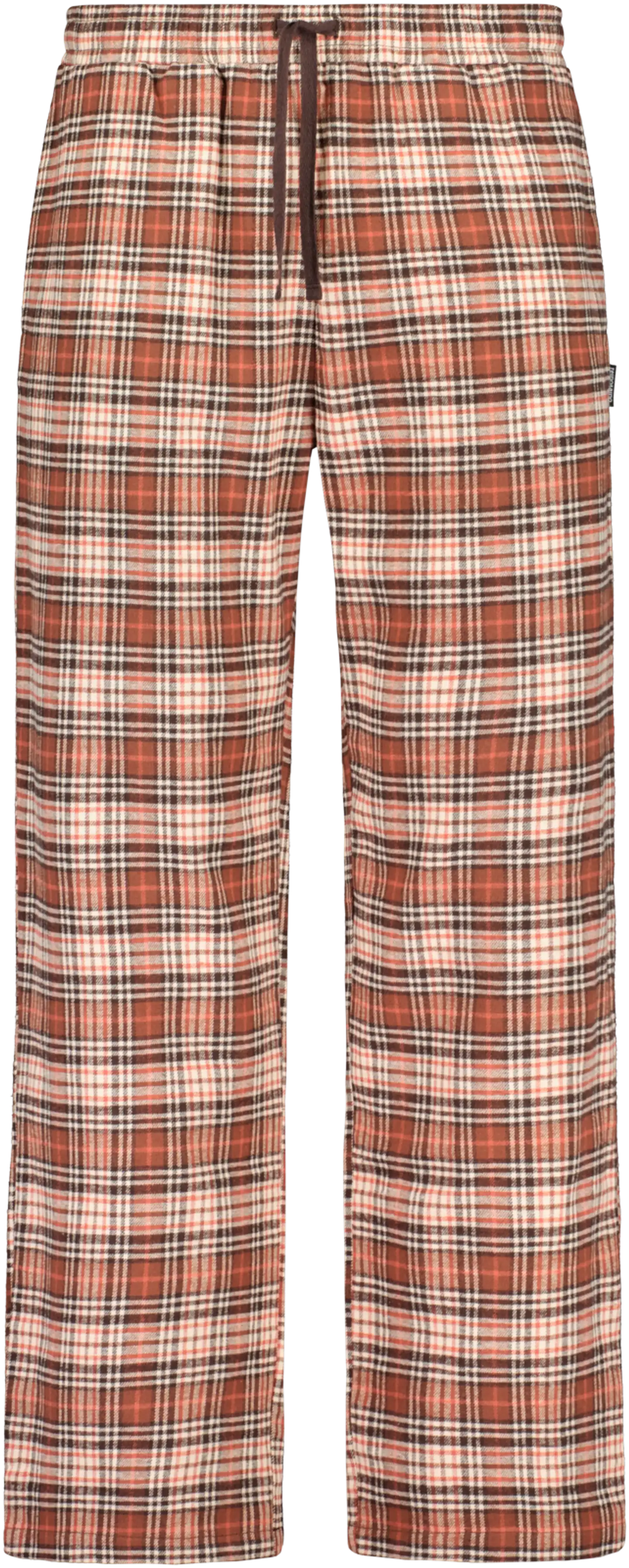 Reino&Aino miesten flanellipyjamahousut Reino - Brown - 1