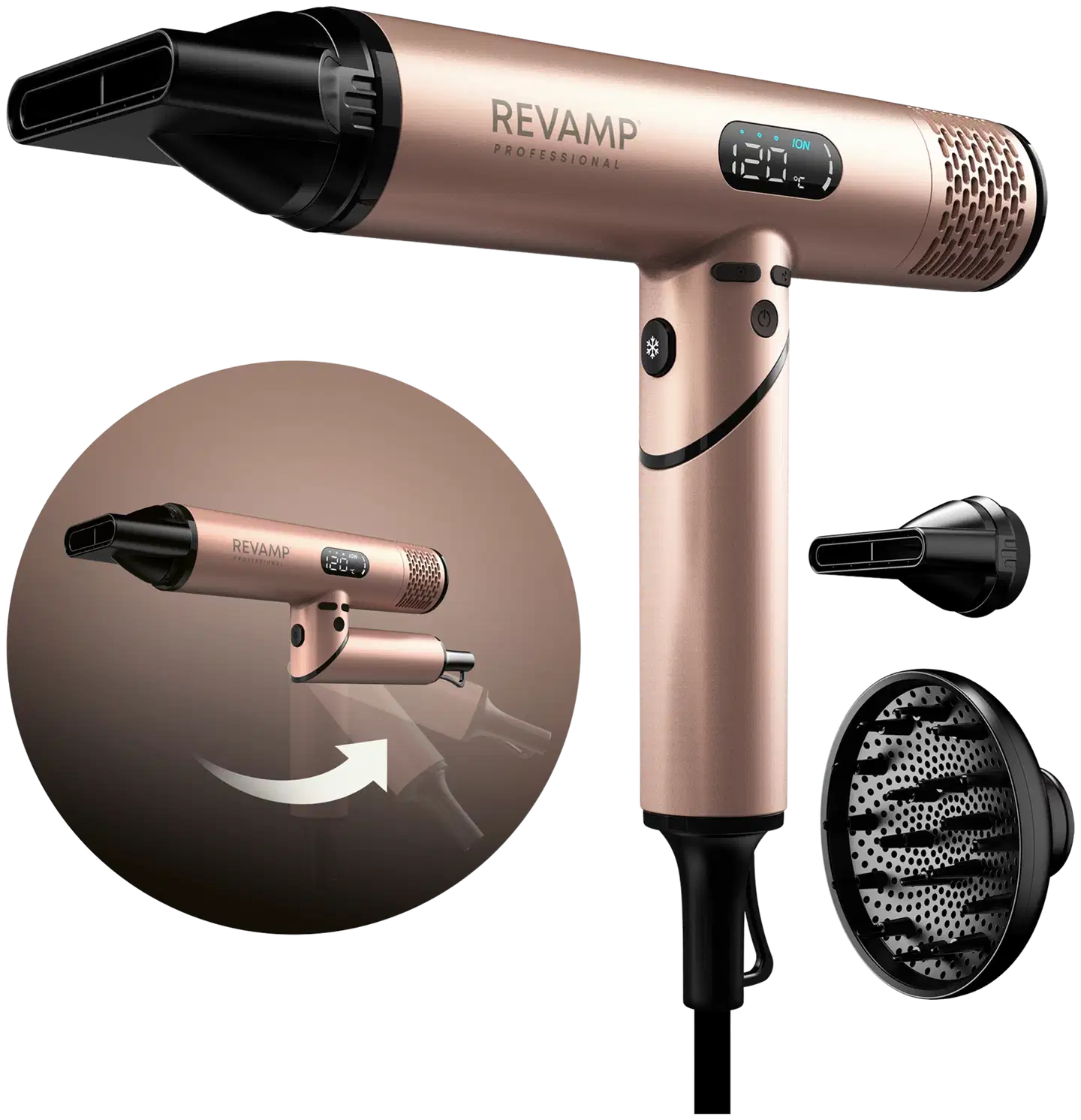 Revamp Dynamic Radiance X Shine hiustenkuivain (DR-6400GD-EU) - 2