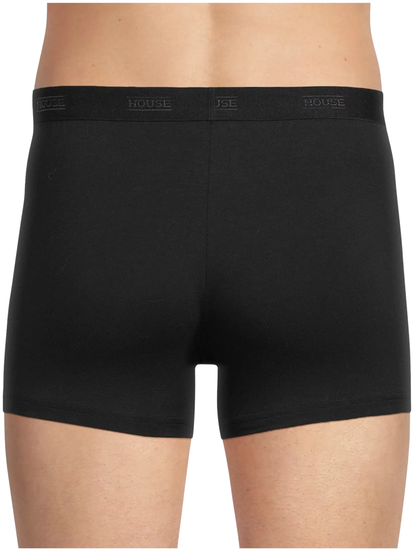 House miesten bokserit 2-pack - Musta - 3