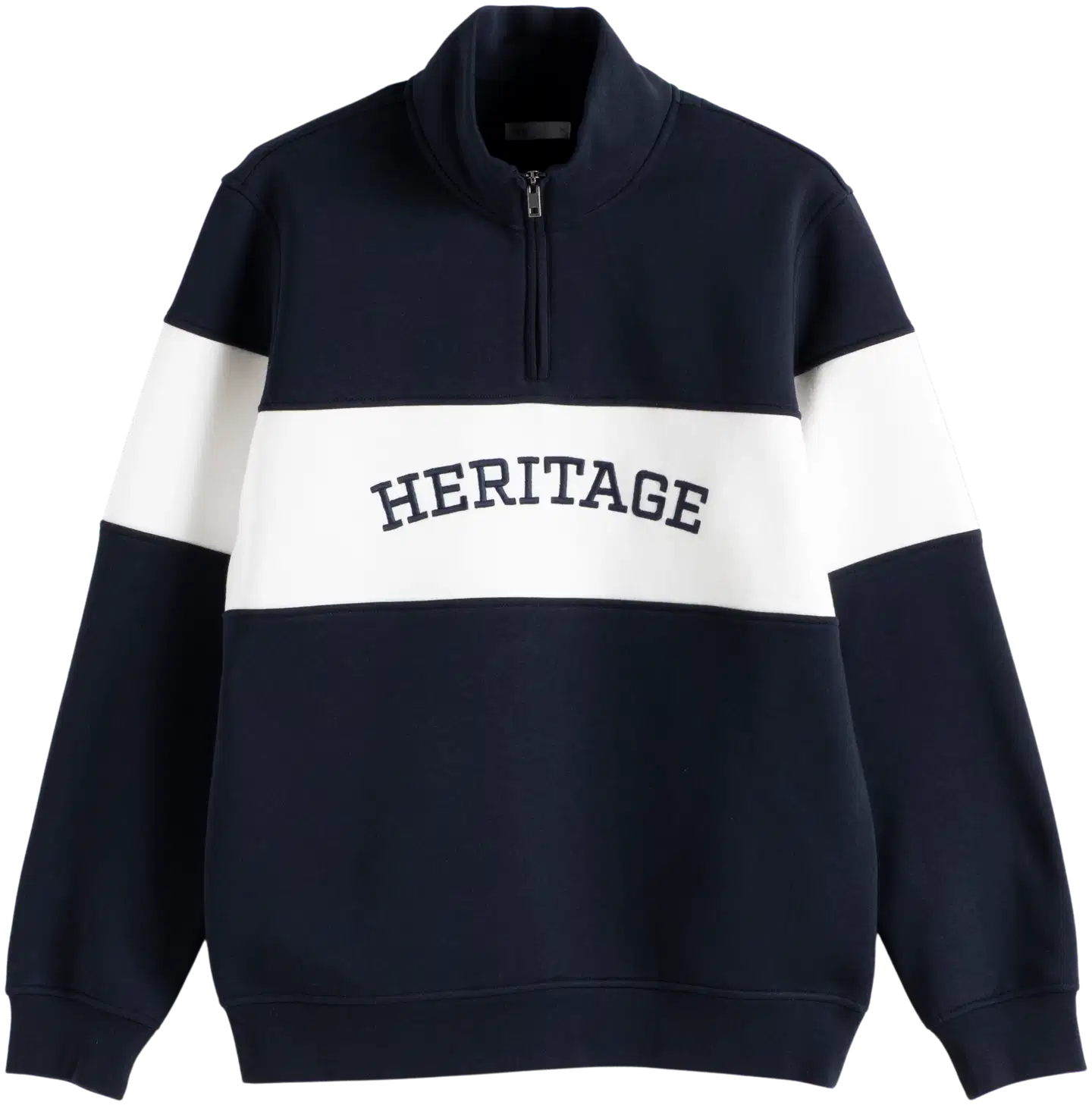 TEX miesten collegepaita 1/2-zip I287408 - NAVY 2 - 4