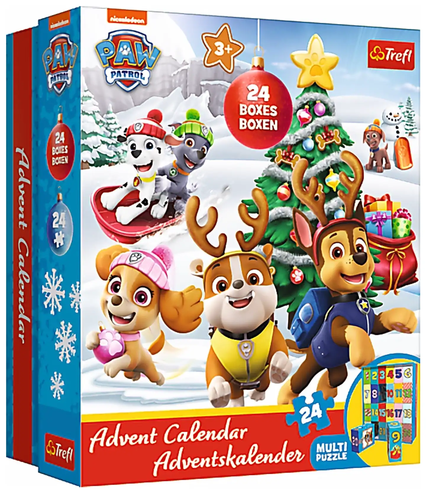 Trefl Paw Patrol palapelisetti joulukalenteri, 24 x 24 palaa - 1