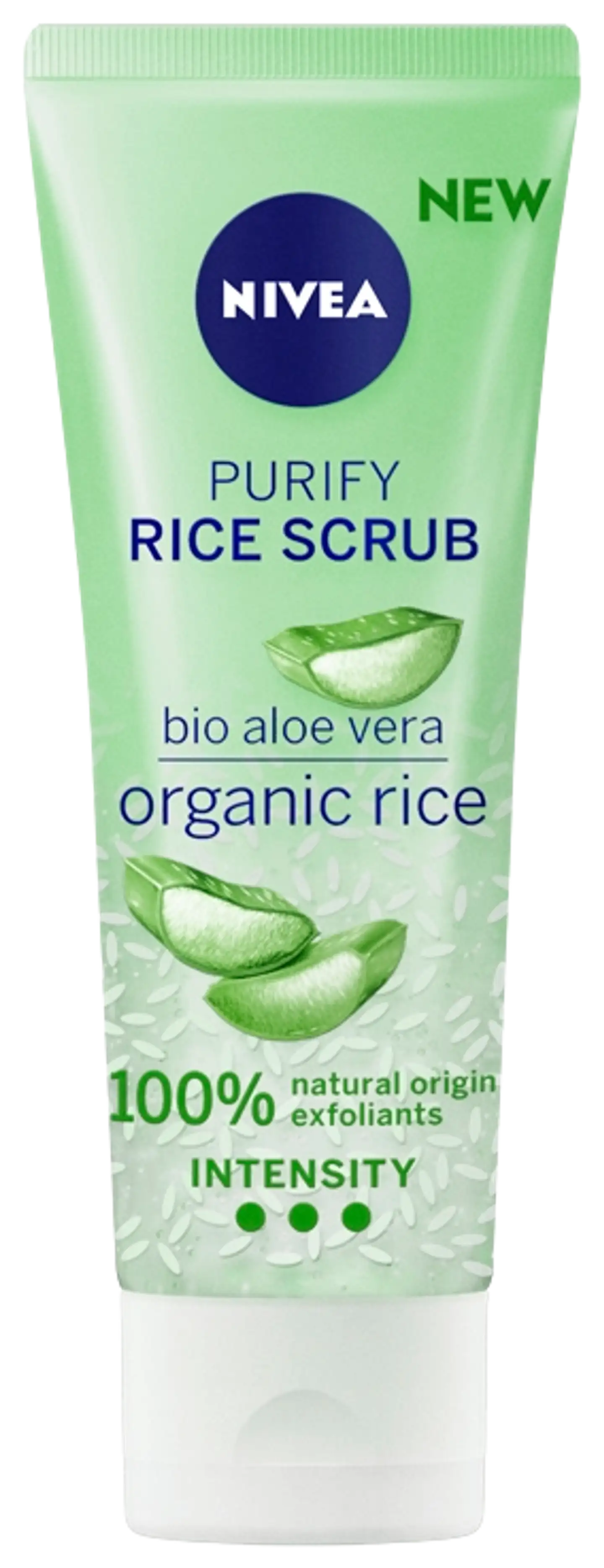 NIVEA 75ml Purify Rice Scrub -kuorintavoide sekaiholle