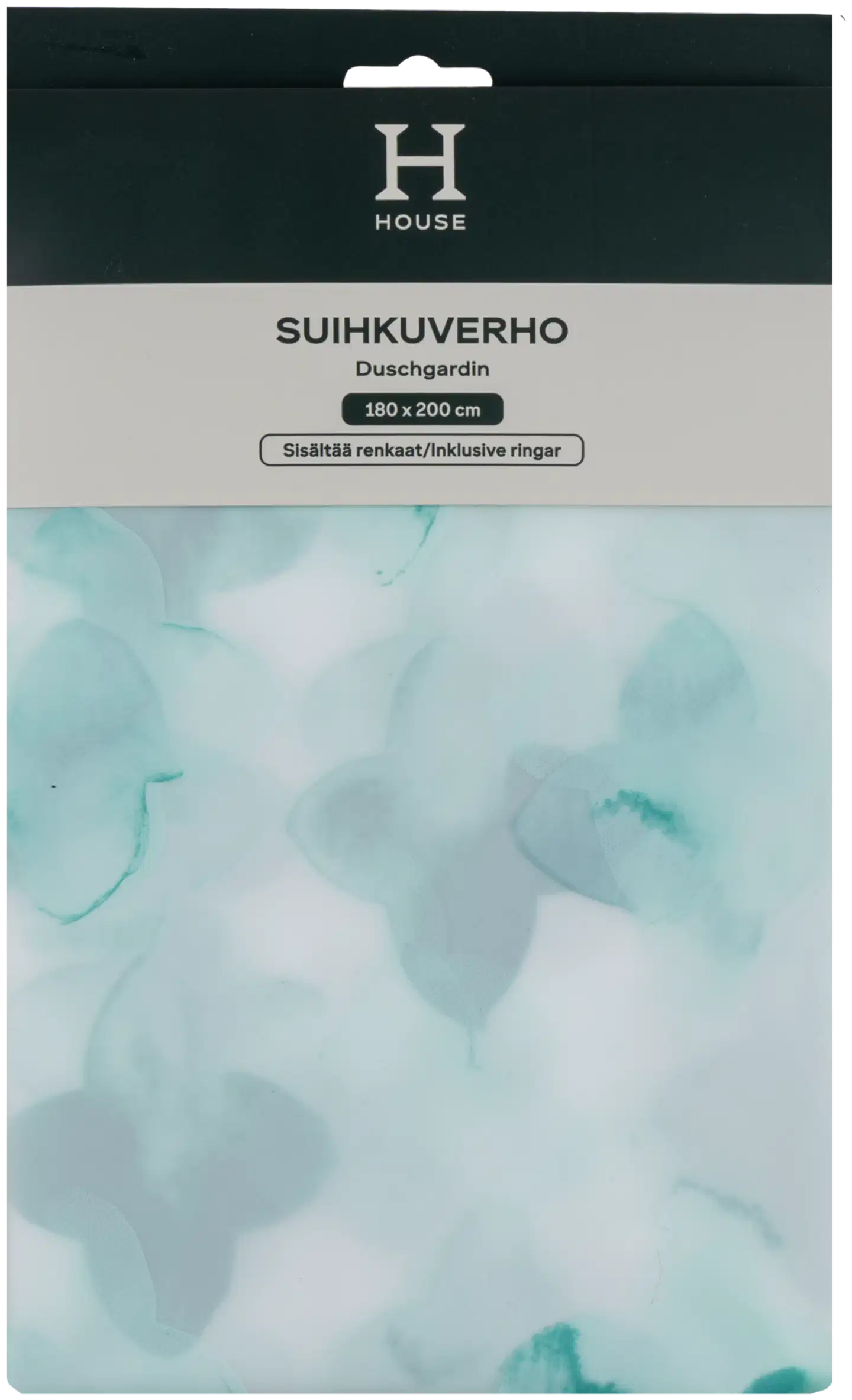 House suihkuverho Rustic tile 180x200 cm aqua - 3
