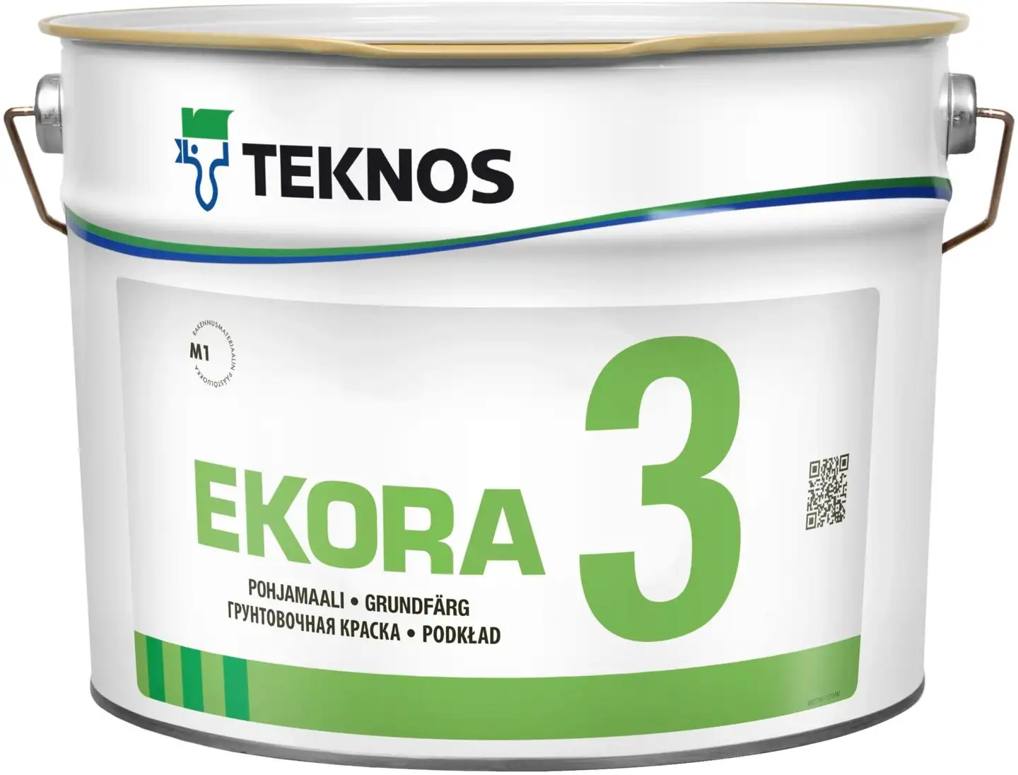 Teknos Ekora 3 pohjamaali 9l valkoinen