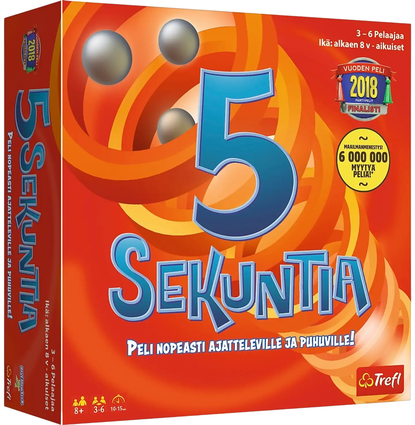 Trefl lautapeli "5 Sekuntia"