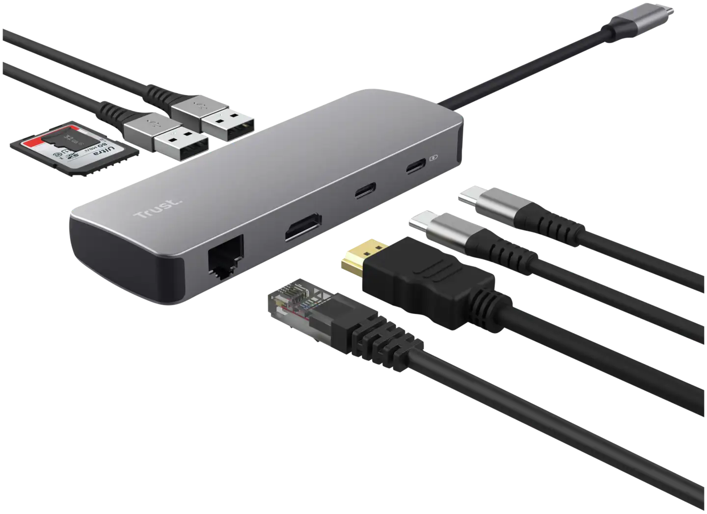 Trust Dalyx 8in1 adapteri - 4