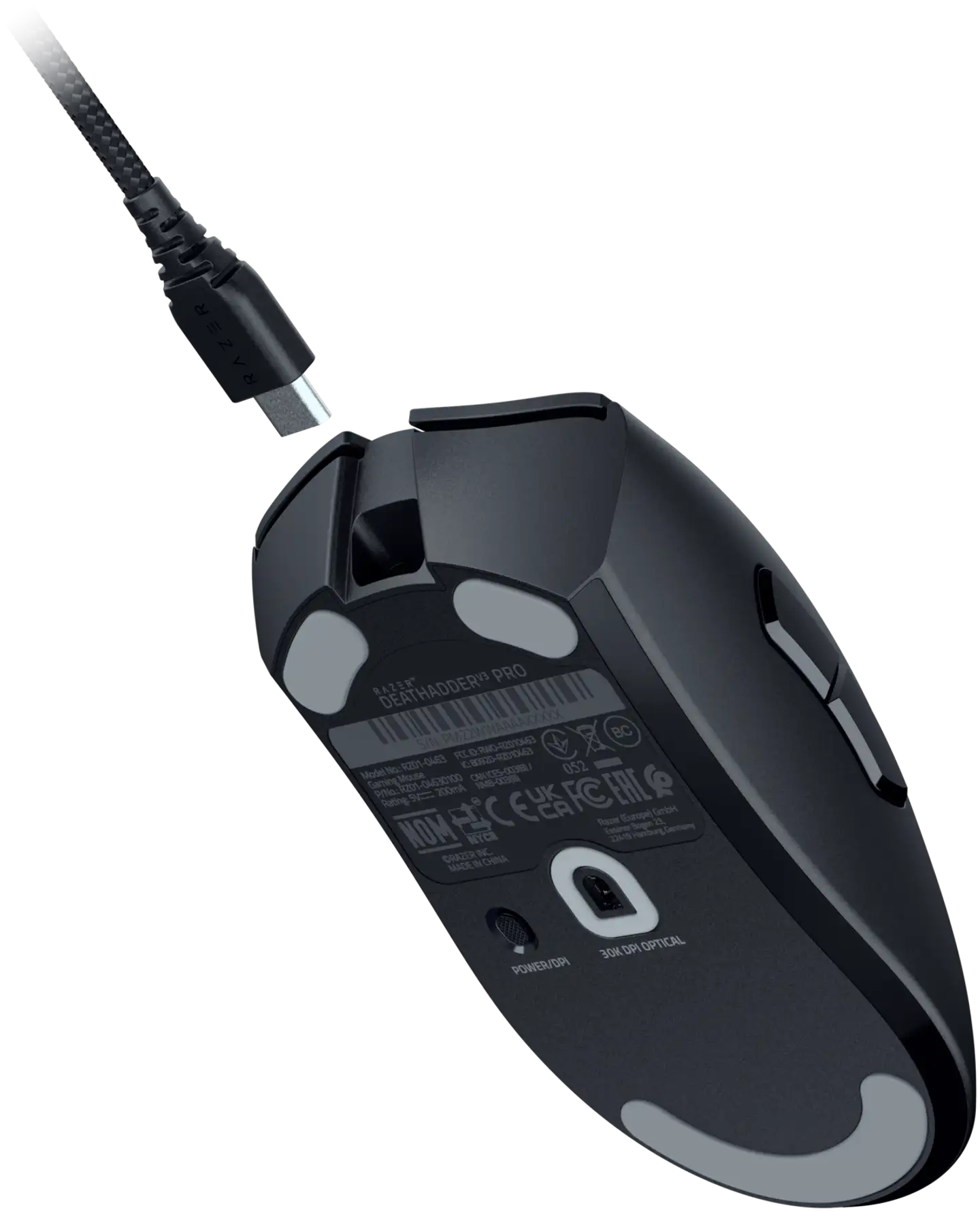 Razer Deathadder V3 pro musta langaton pelihiiri - 4