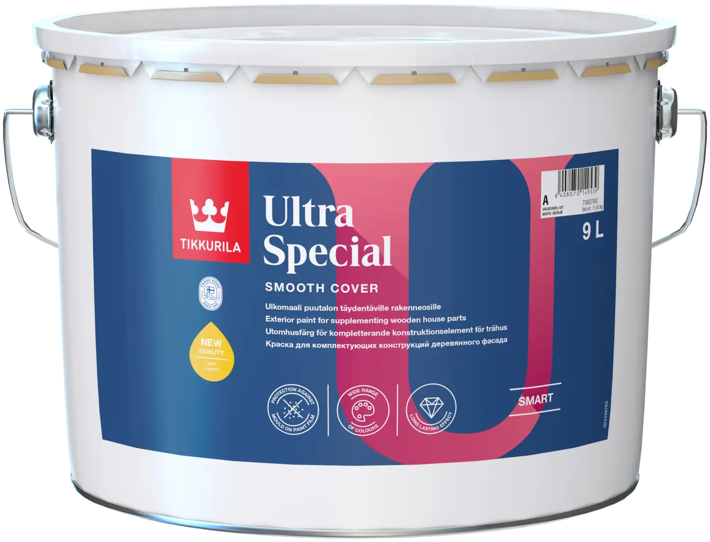 Tikkurila pintamaali Ultra Special 9 l C sävytettävä himmeä