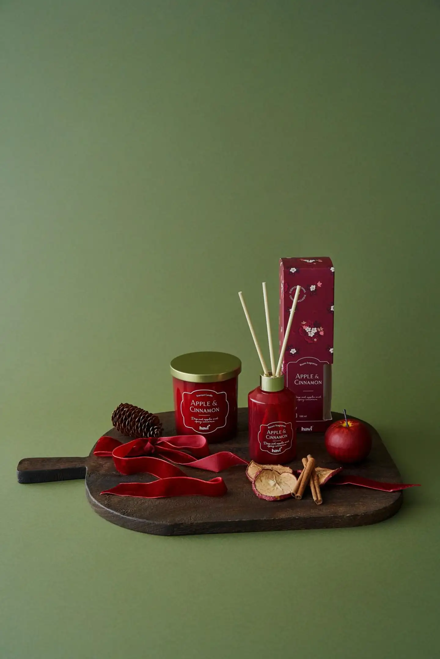 Havi Apple & Cinnamon huonetuoksu 1kpl/100ml - 2