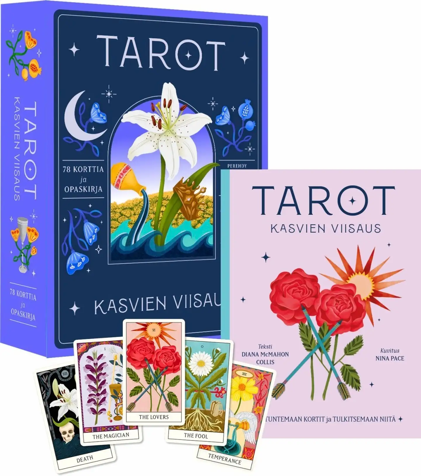 McMahon Collis, Tarot - Kasvien viisaus (KIRJA + KORTIT)