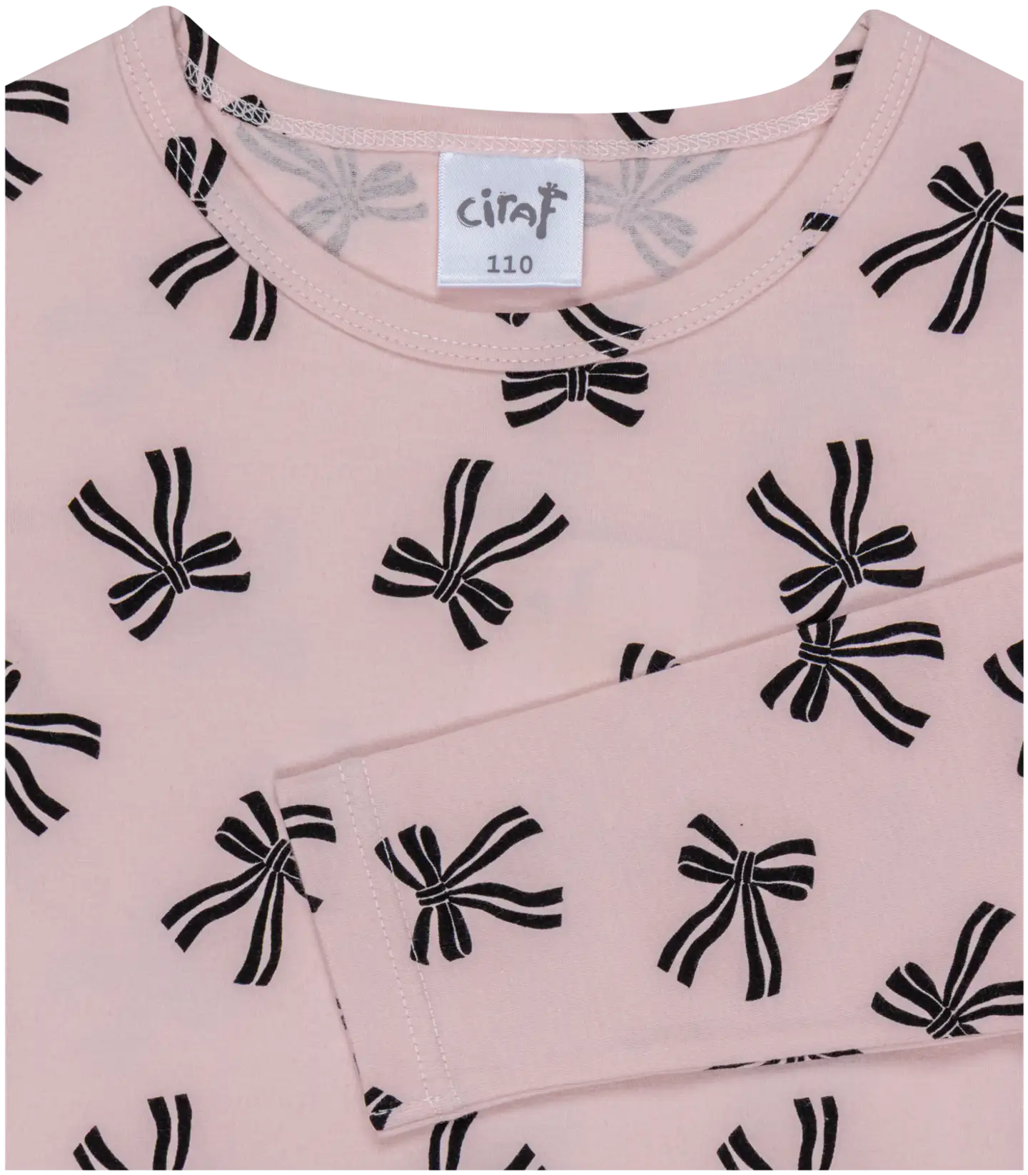 Ciraf lasten mekko rusetti 25tc260237 - 13-2803tcx pale lilac - 3